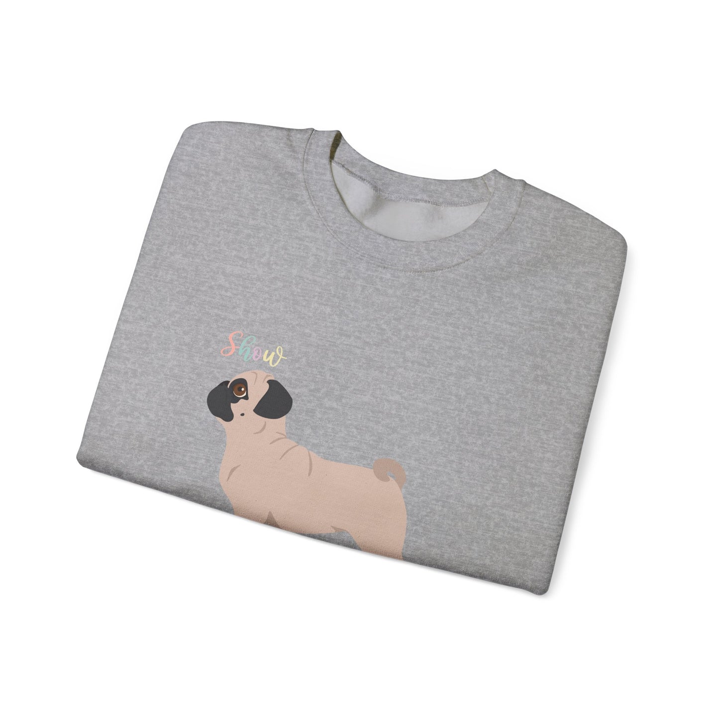 Pug Dog Unisex Heavy Blend Crewneck Sweatshirt