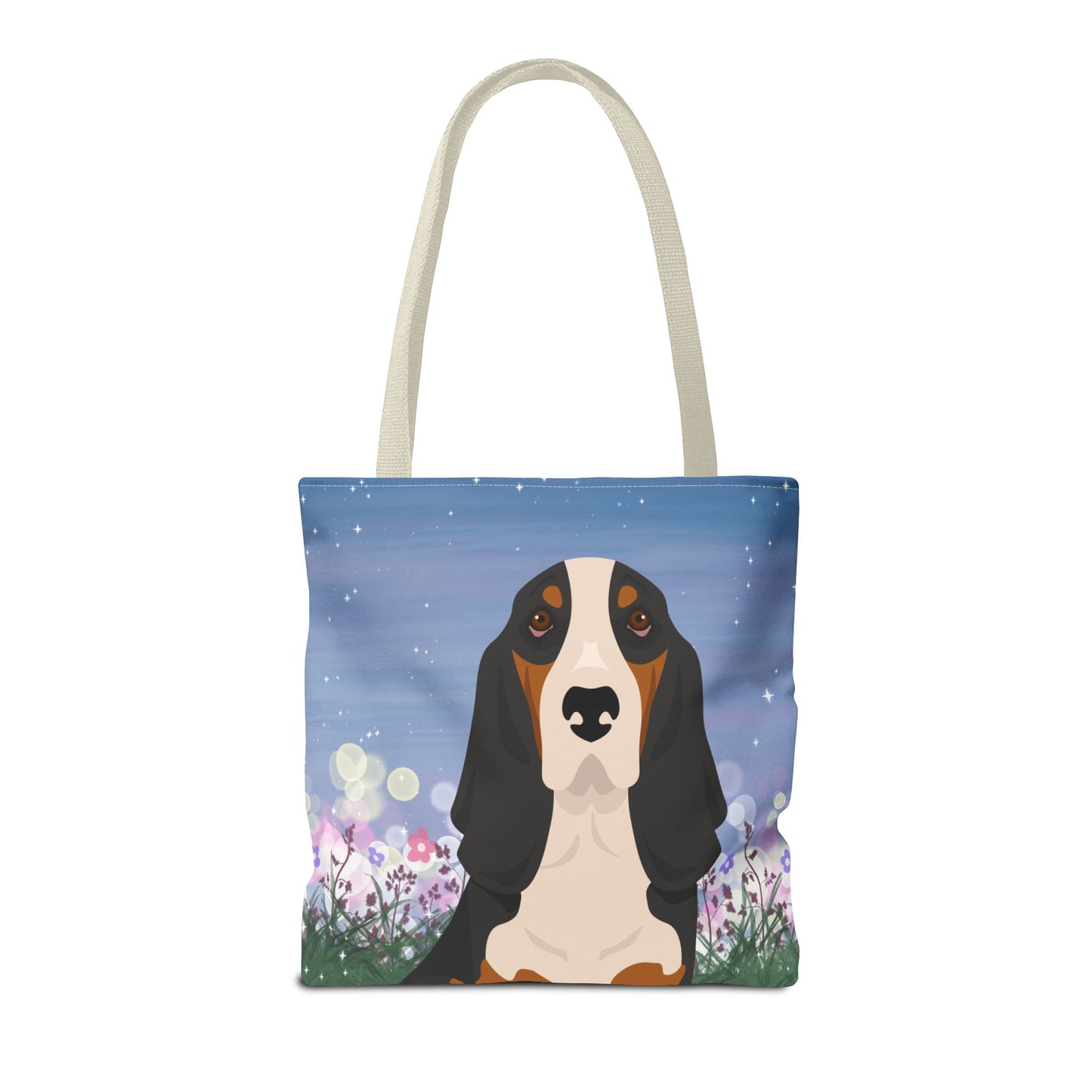 Basset Hound Dog Tote Bag 16x16