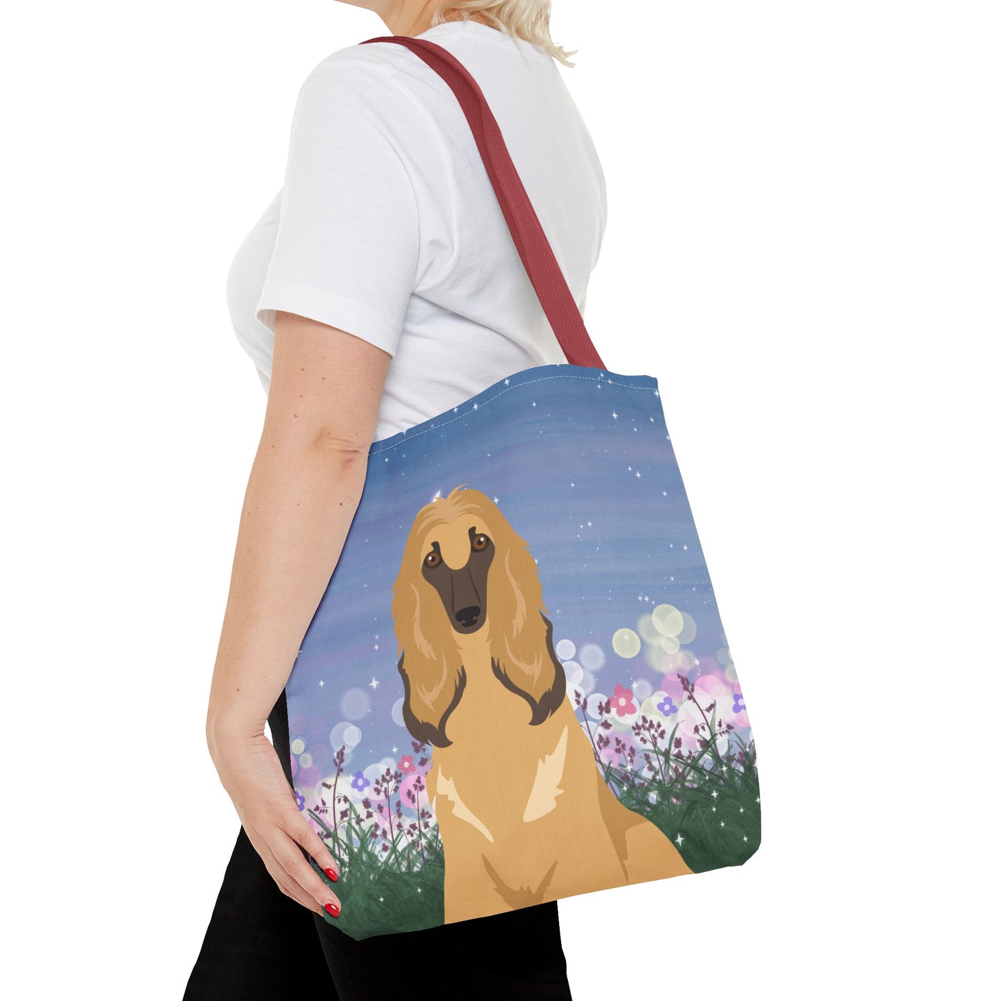 Afghan Hound Dog Tote Bag 16x16