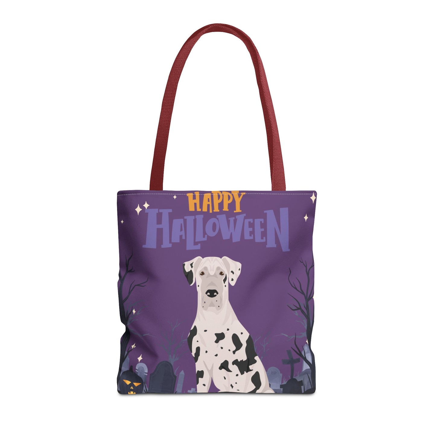 Great Dane Dog Happy Halloween Tote Bag 16x16