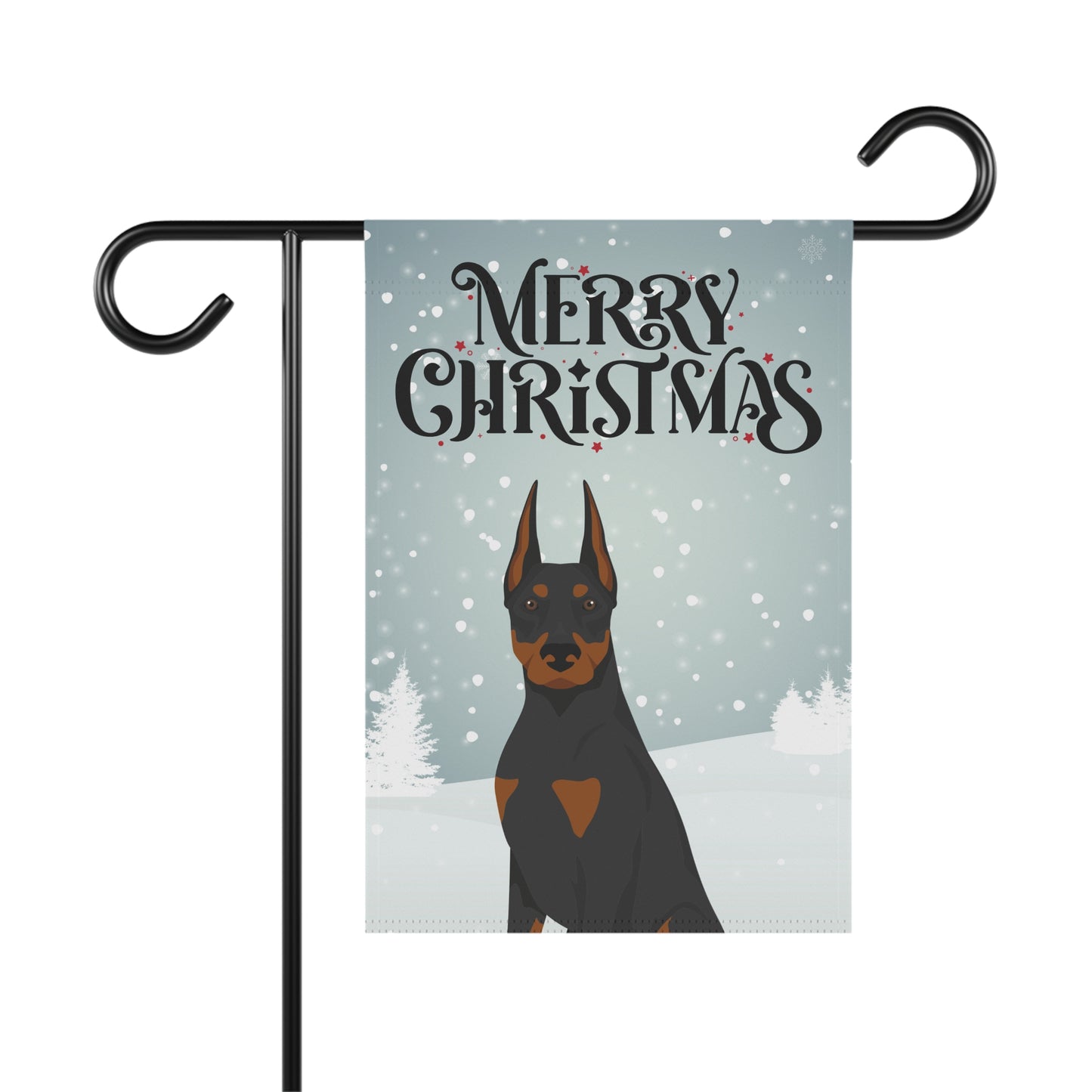 Doberman Pinscher Dog Garden Flag