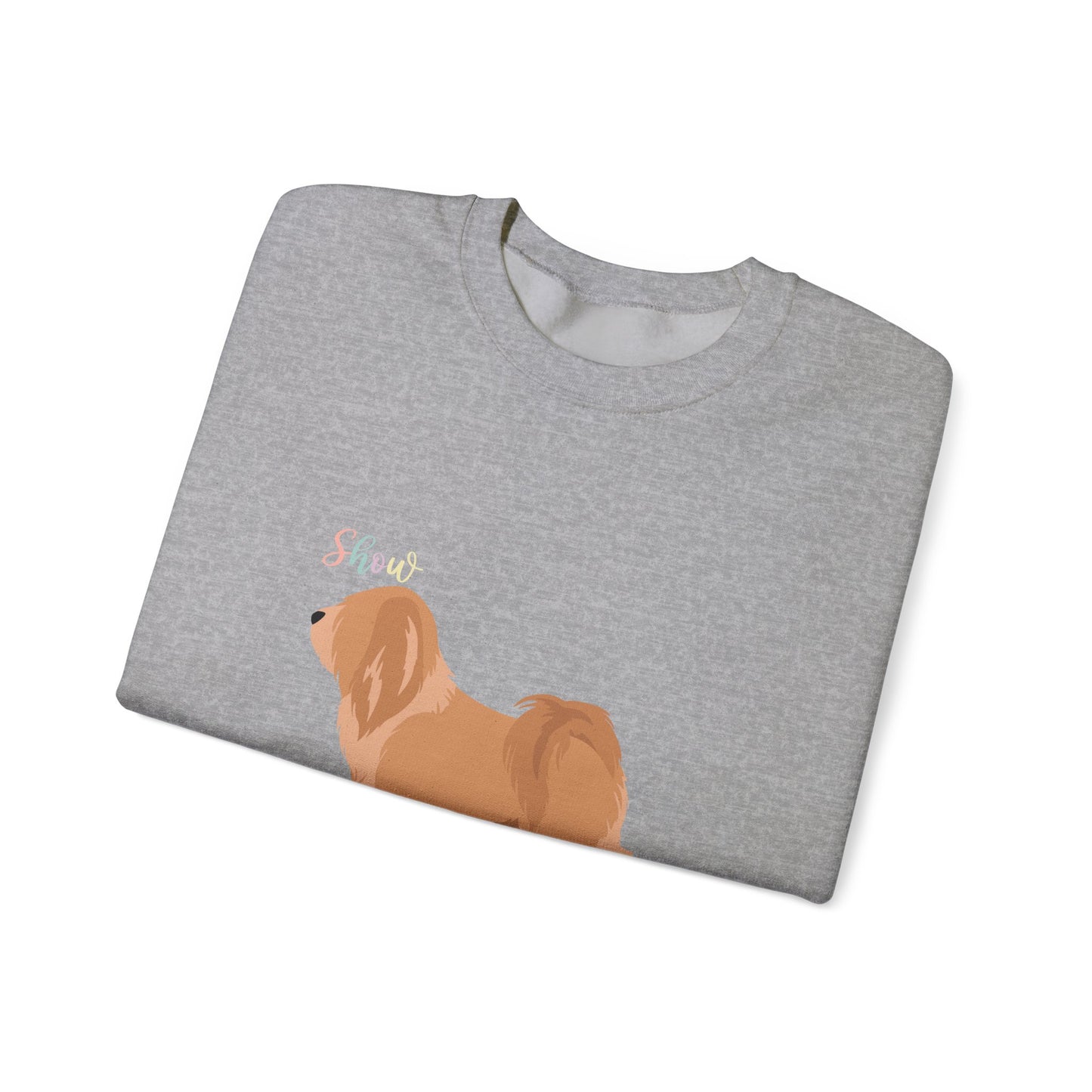 Tibetan Terrier Dog Unisex Heavy Blend Crewneck Sweatshirt