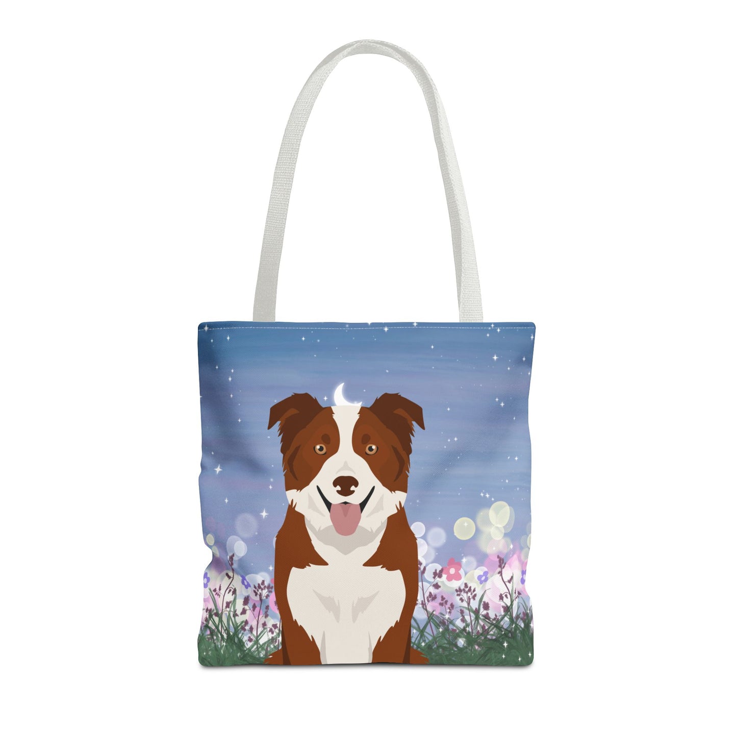 Border Collie Dog Tote Bag 16x16