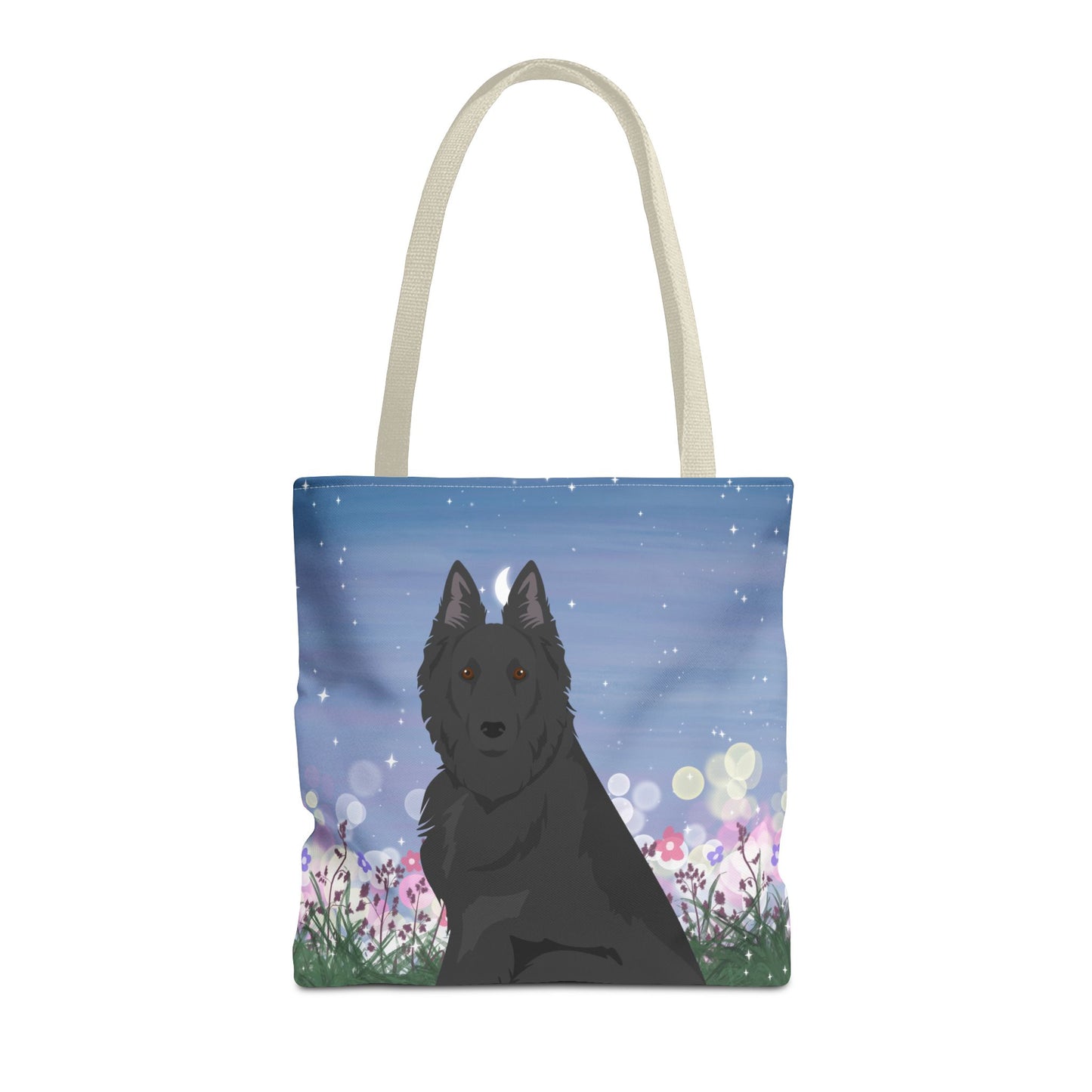 Belgian Sheepdog Dog Tote Bag 16x16