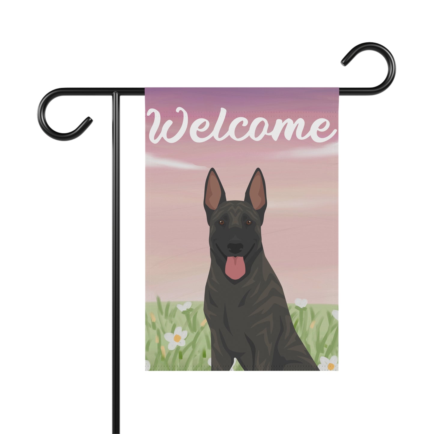 Dutch Shepherd Dog Welcome Garden Flag