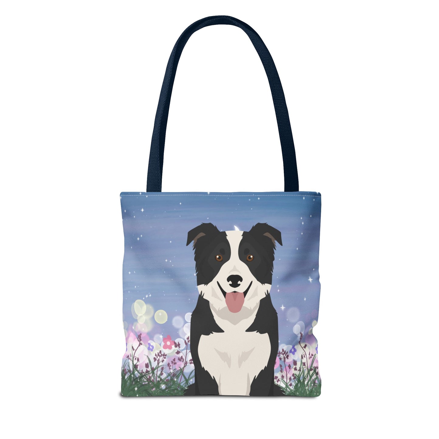 Border Collie Dog Tote Bag 13x13