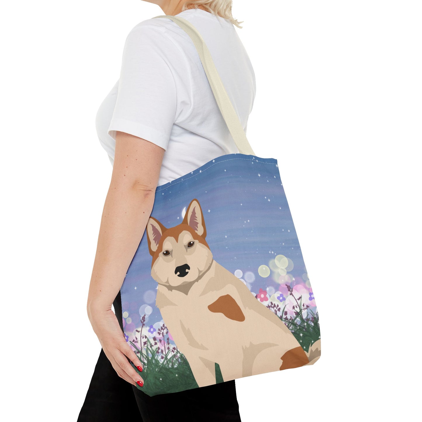 East Siberian Laika Dog Tote Bag 16x16