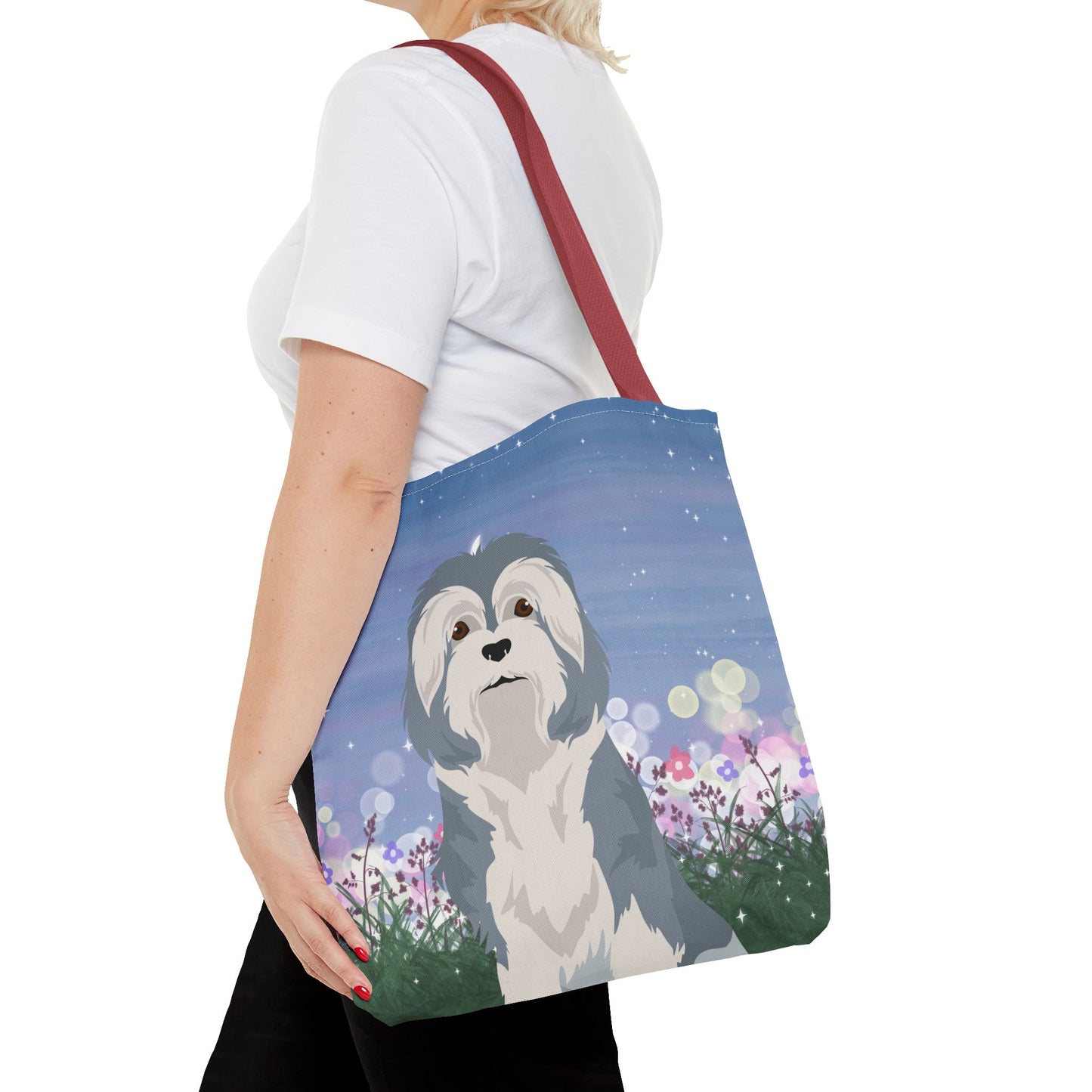 Lowchen Dog Tote Bag 16x16
