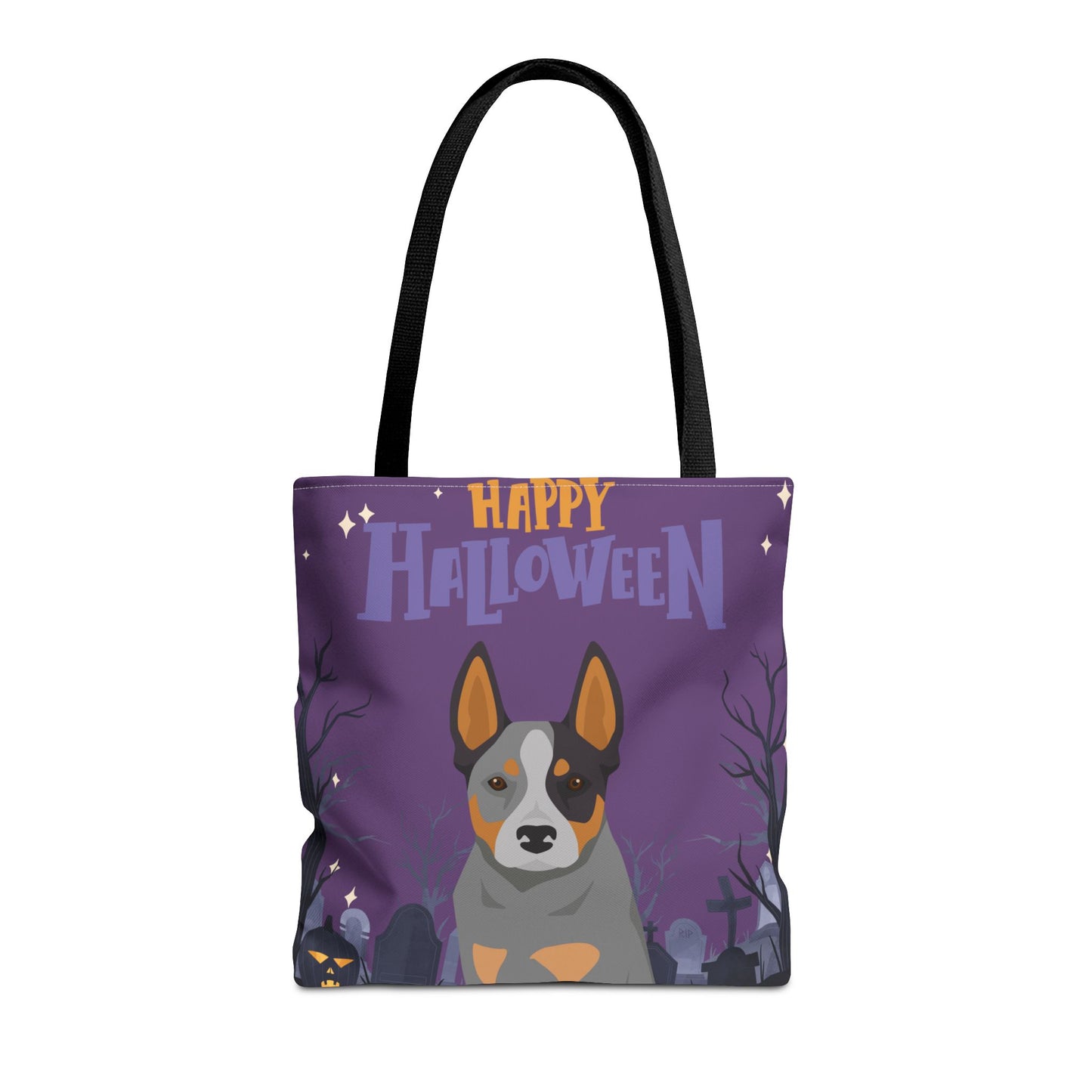 Australian Cattle Dog Dog Happy Halloween Tote Bag 16x16