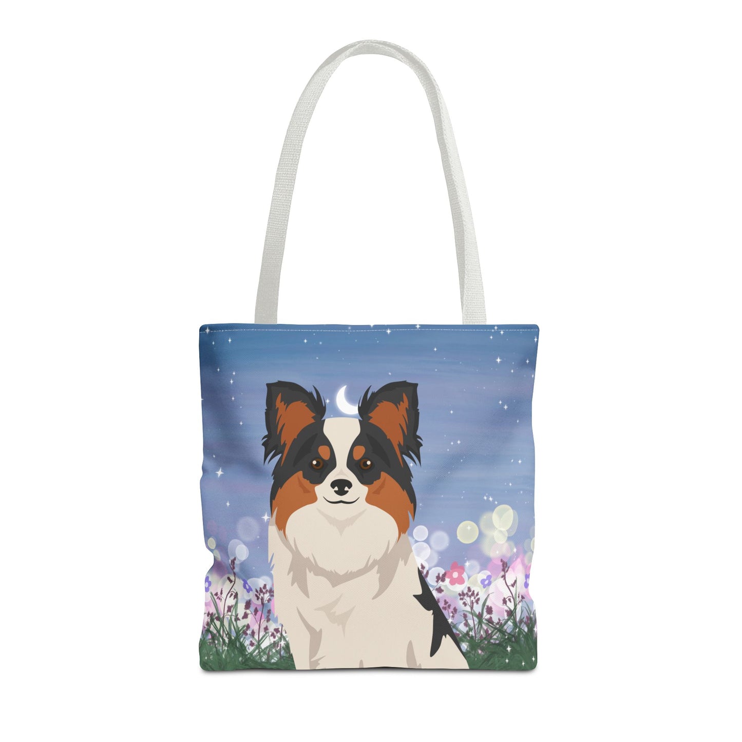 Papillon Dog Tote Bag 16x16