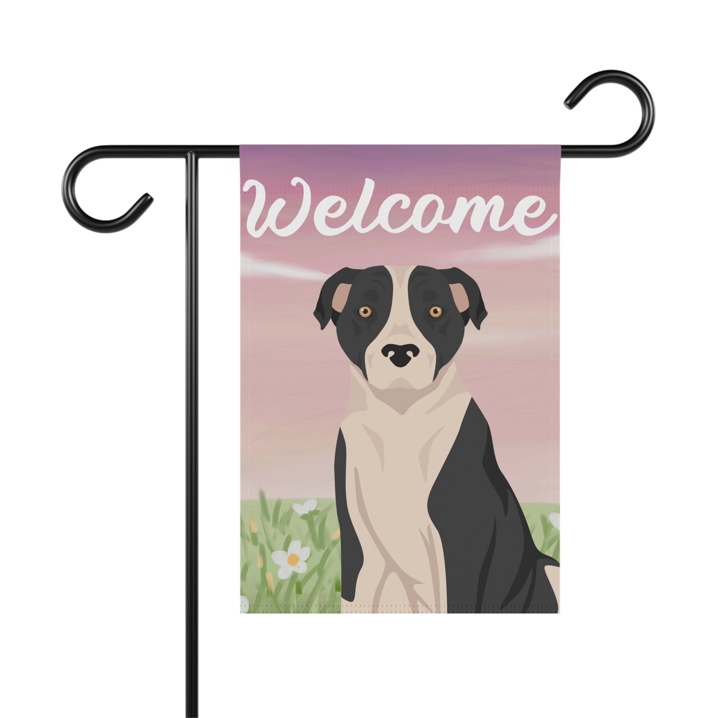 American Staffordshire Terrier Dog Welcome Garden Flag