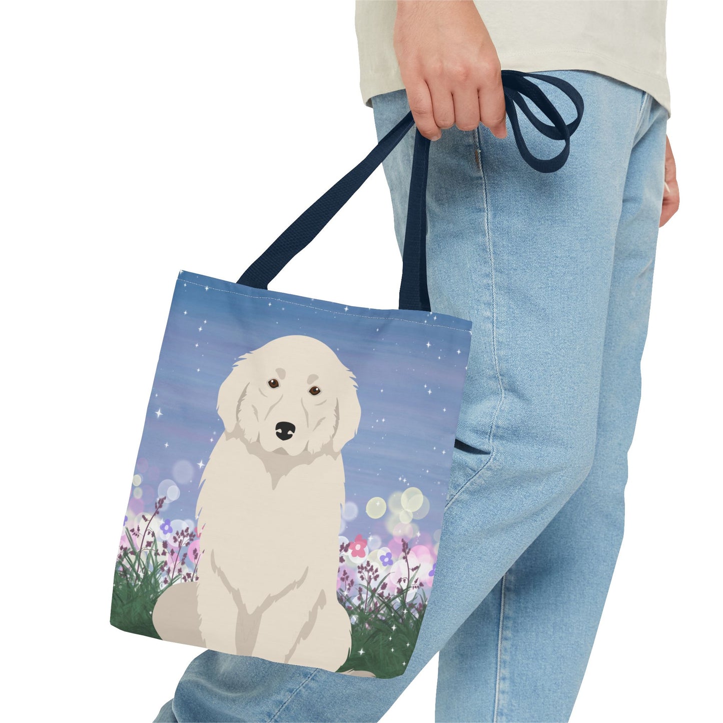 Great Pyrenees Dog Tote Bag 13x13