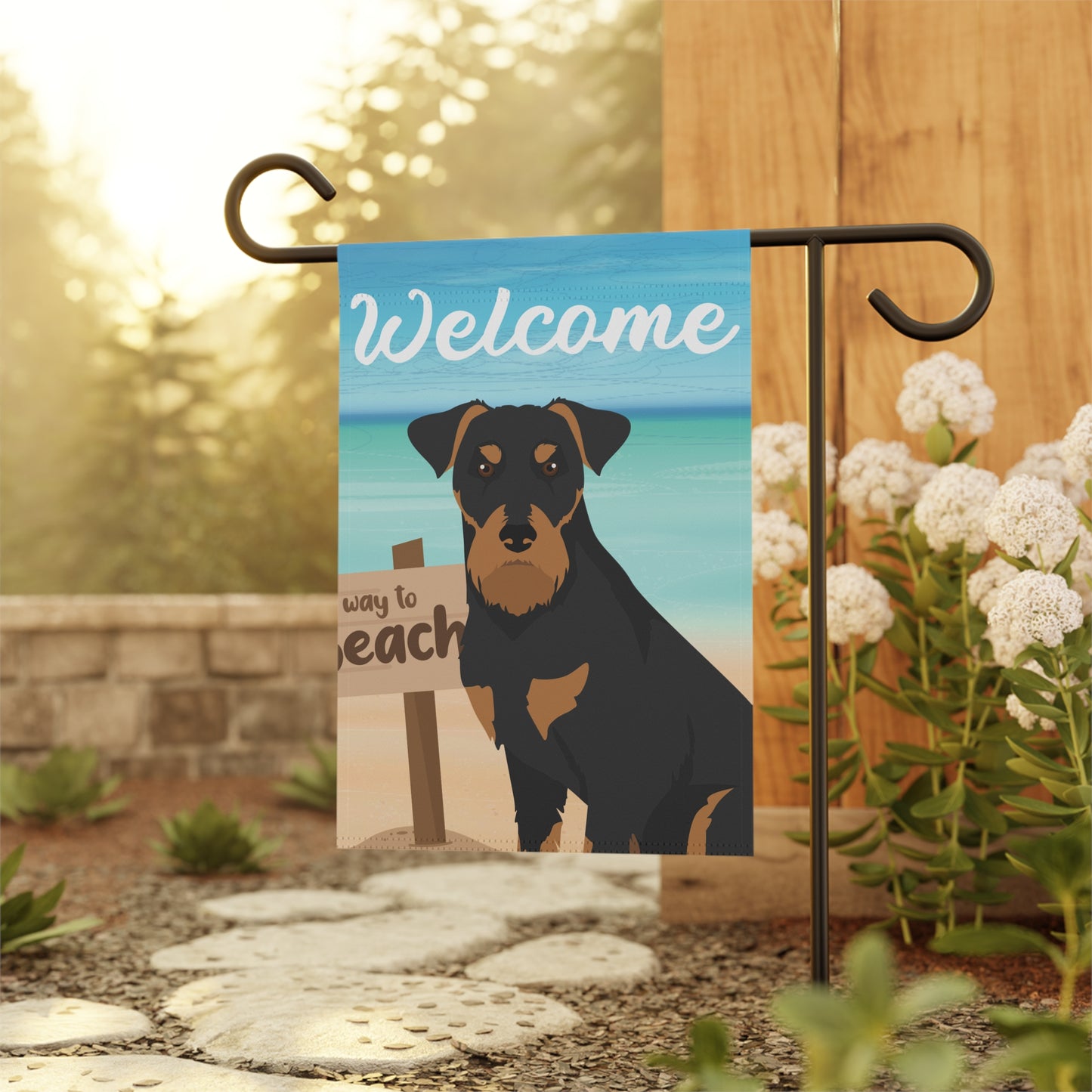 Jagdterrier Dog Garden Flag