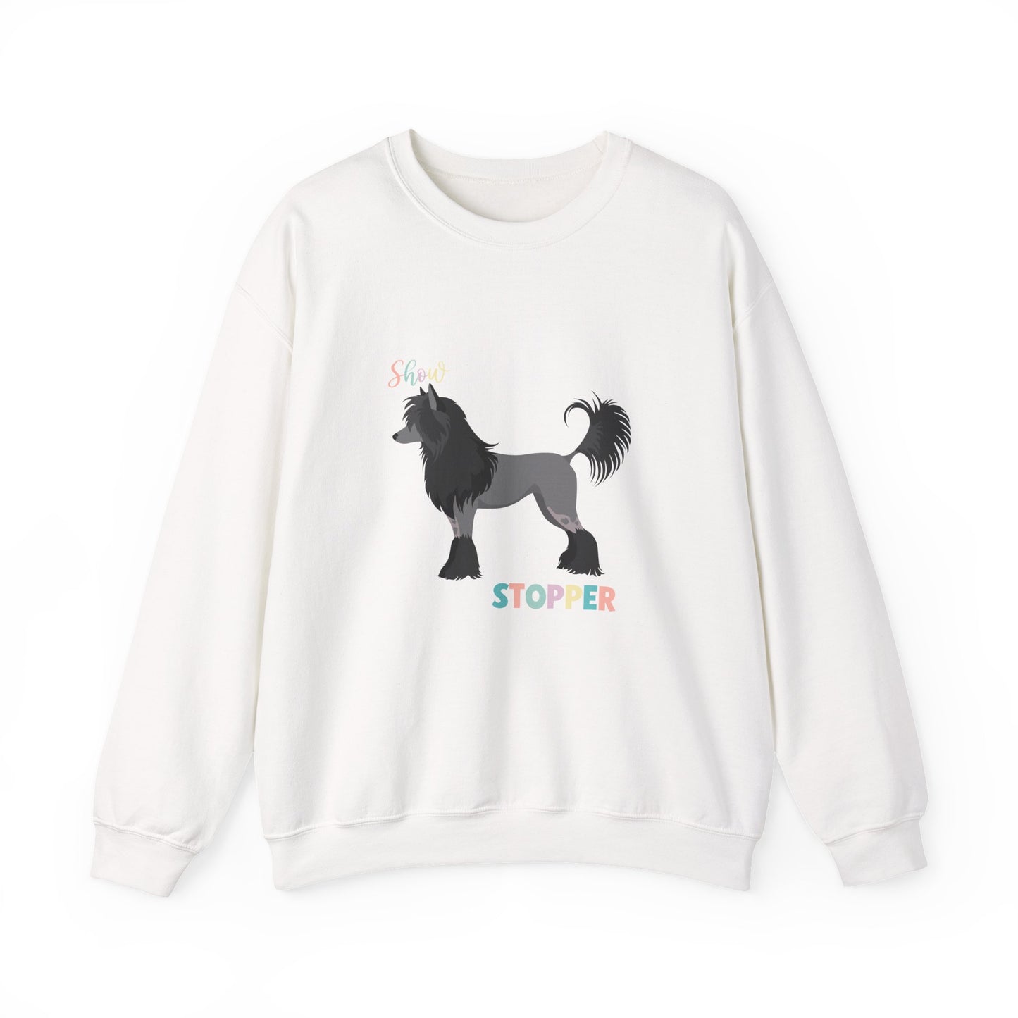 Chinese Crested Dog Dog Unisex Heavy Blend Crewneck Sweatshirt