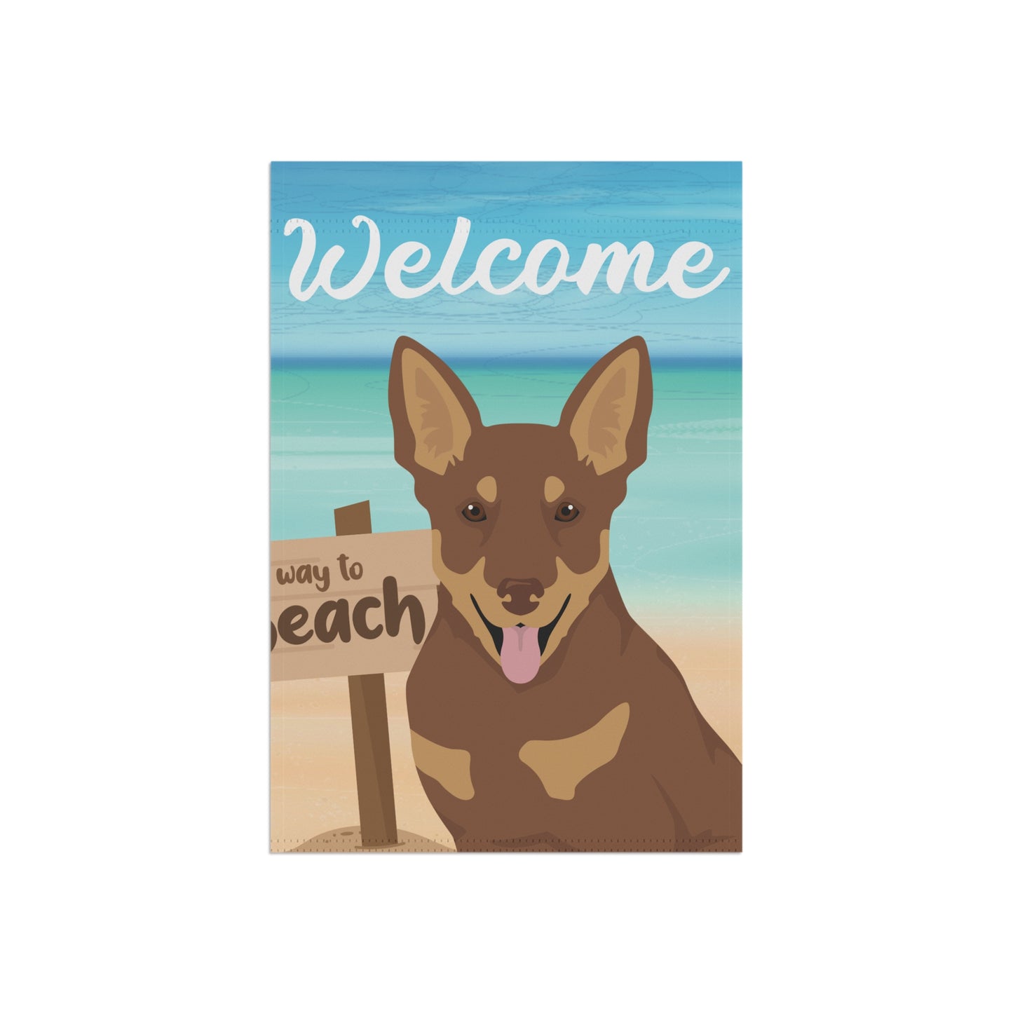 Lancashire Heeler Dog Garden Flag