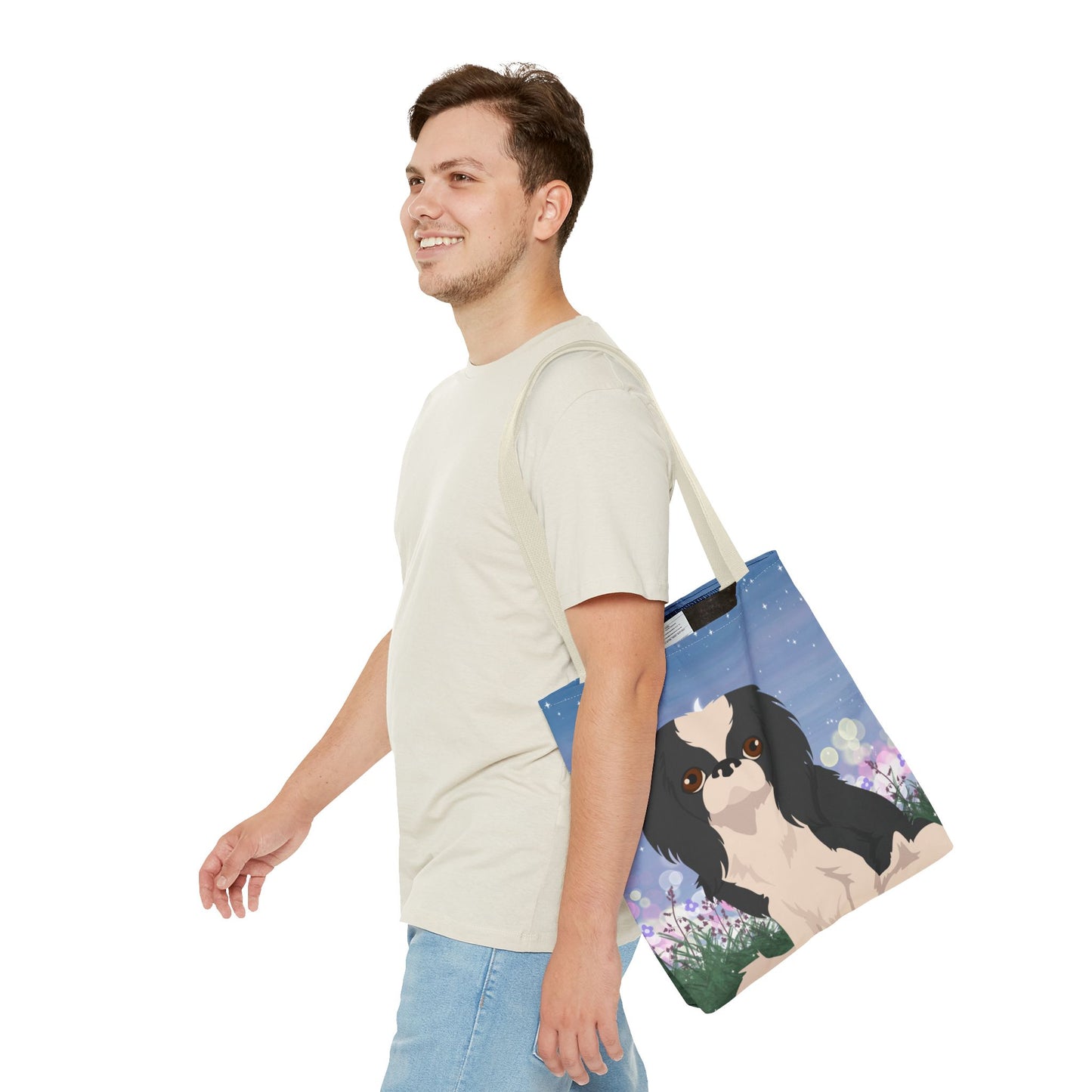Japanese Chin Dog Tote Bag 16x16