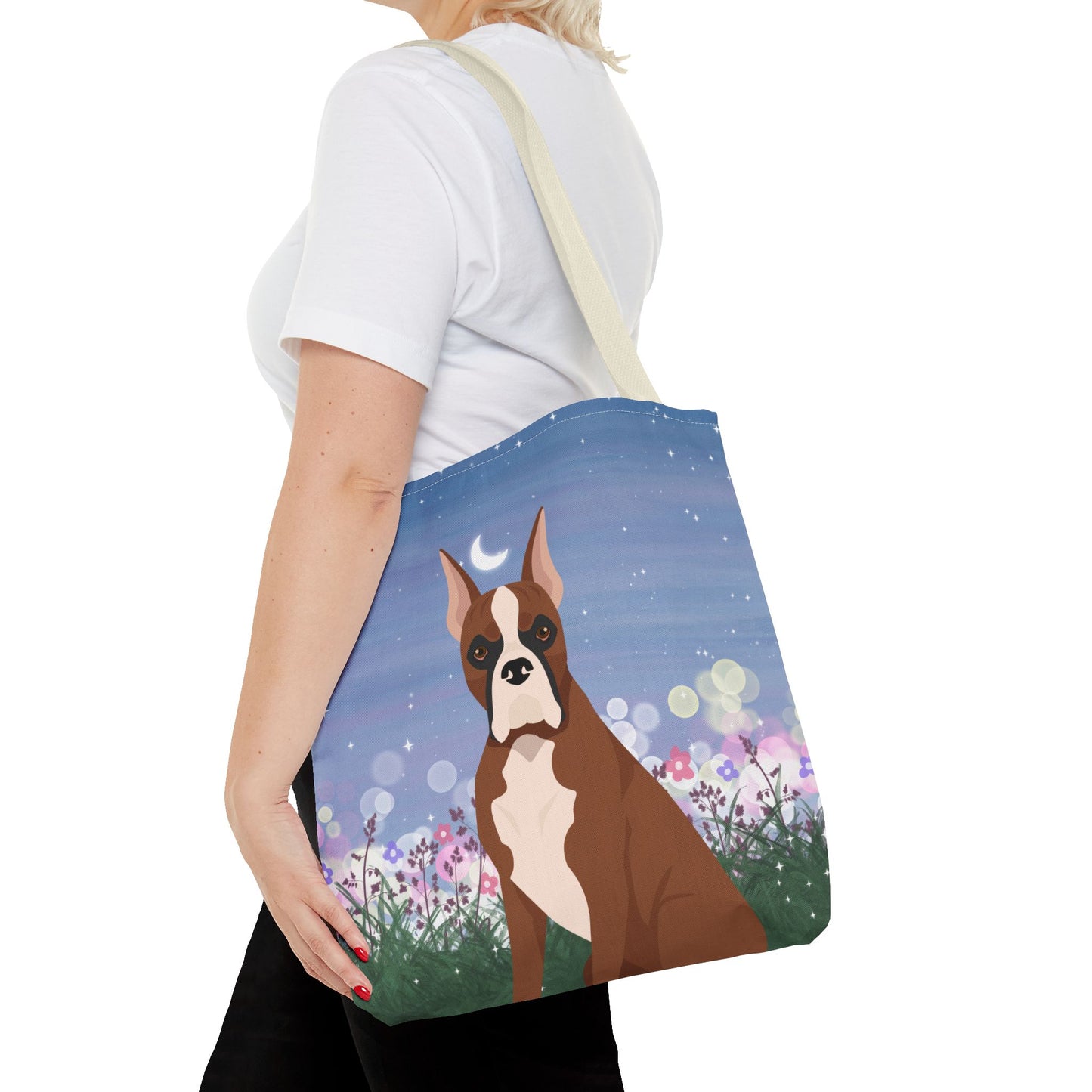 Boxer Dog Tote Bag 16x16
