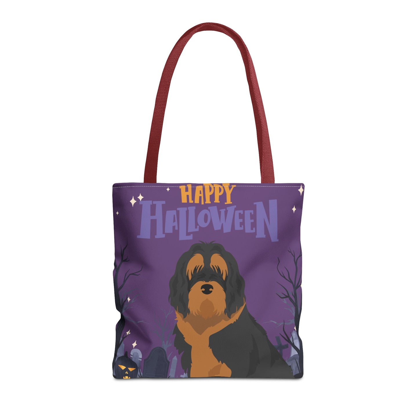Otterhound Dog Happy Halloween Tote Bag 16x16