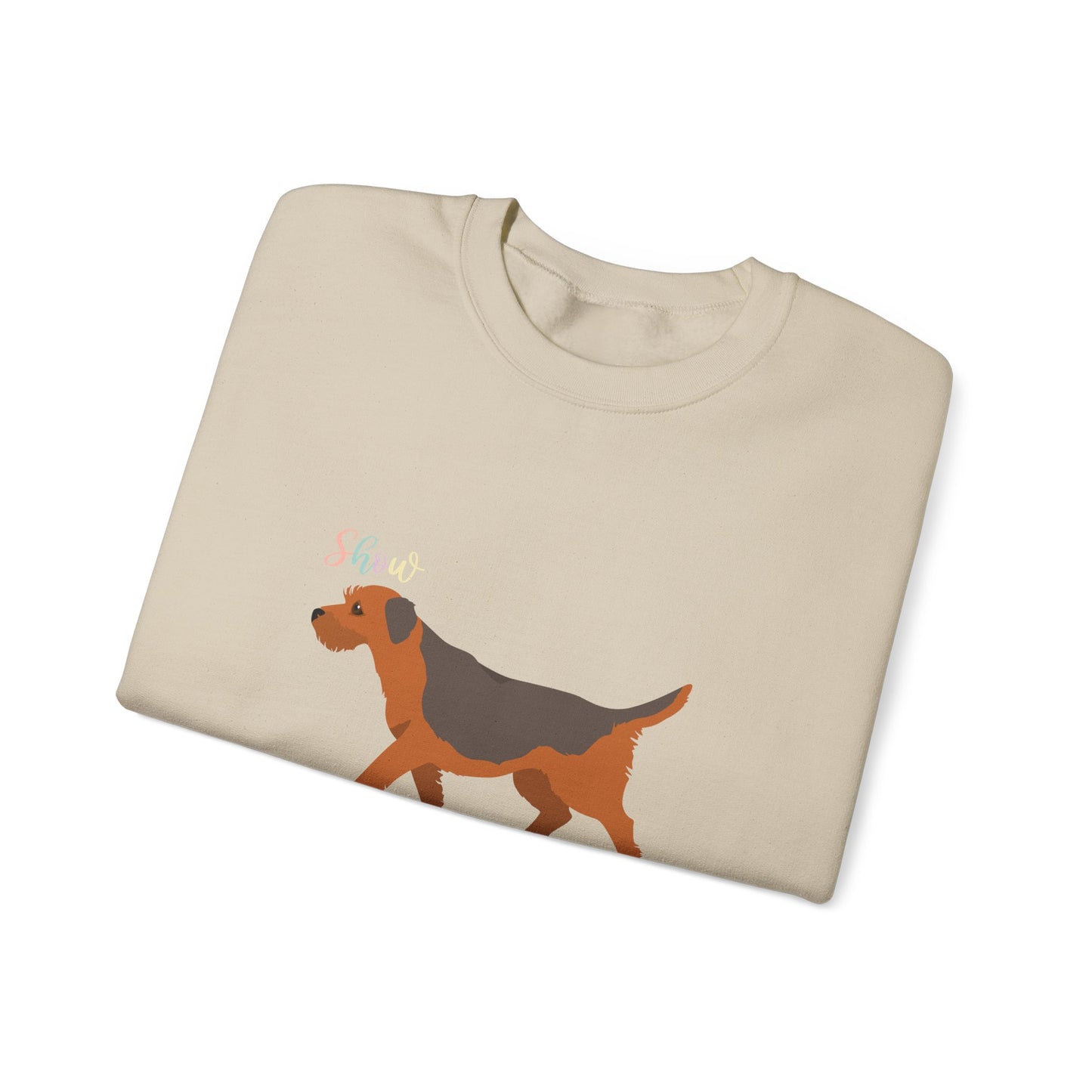 Border Terrier Dog Unisex Heavy Blend Crewneck Sweatshirt