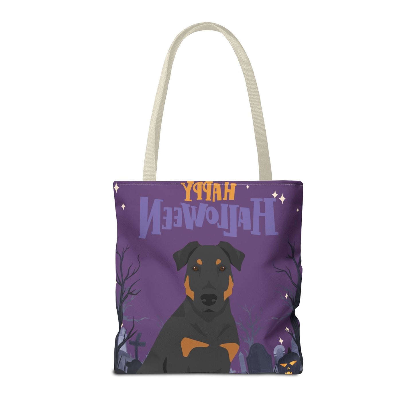 Beauceron Dog Happy Halloween Tote Bag 16x16