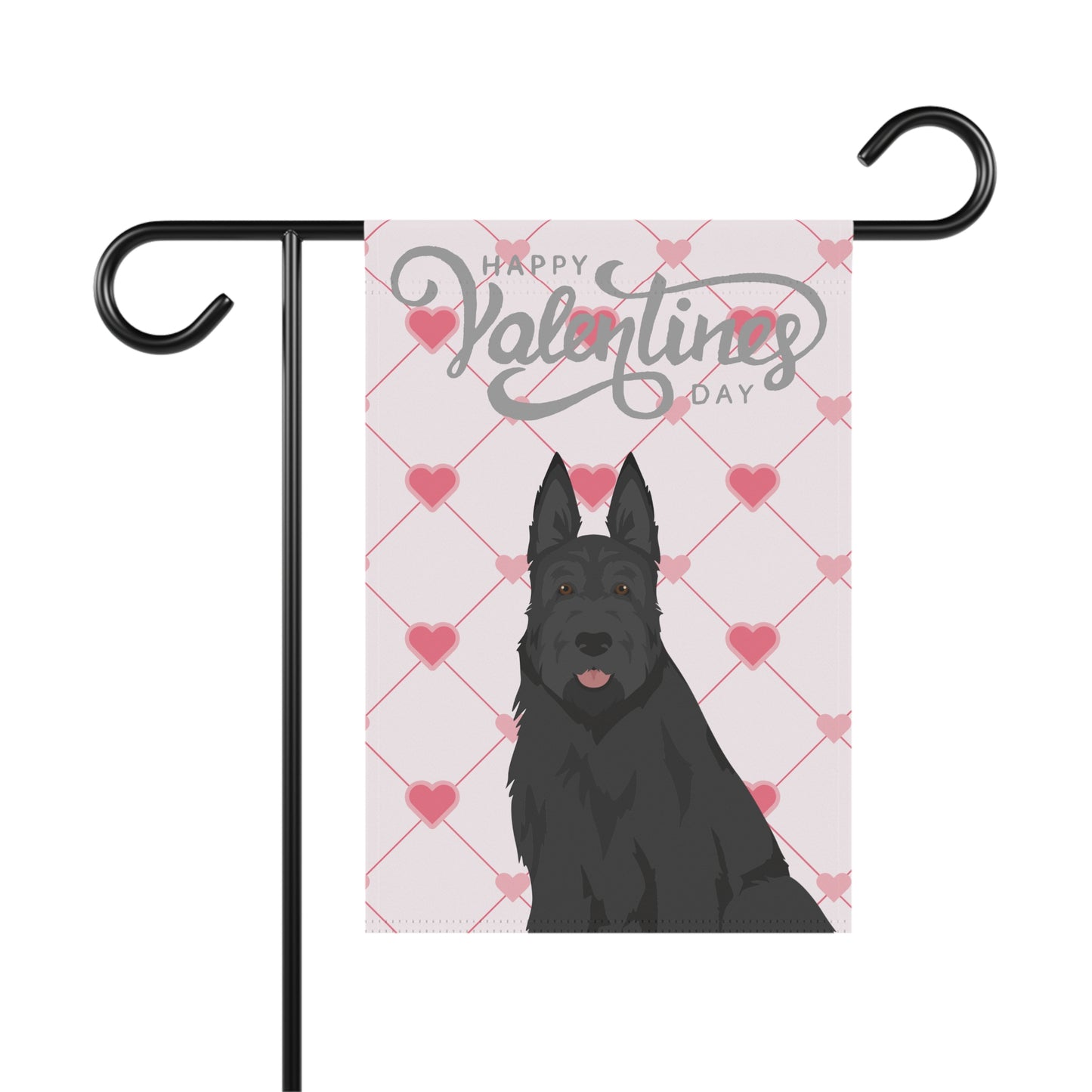 Berger Picard Dog Valentines Day Garden Flag
