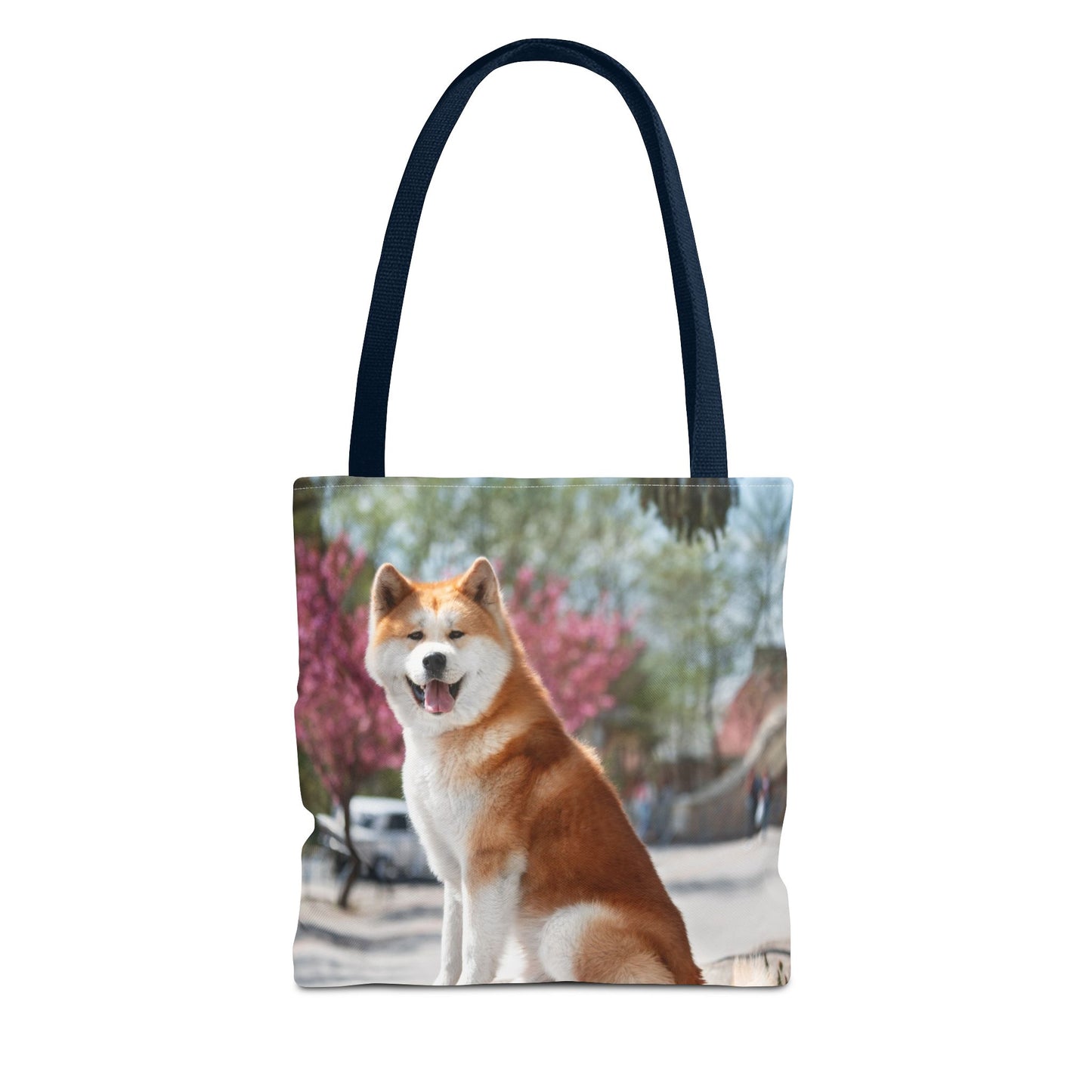 Japanese Akita Dog Tote Bag 13x13