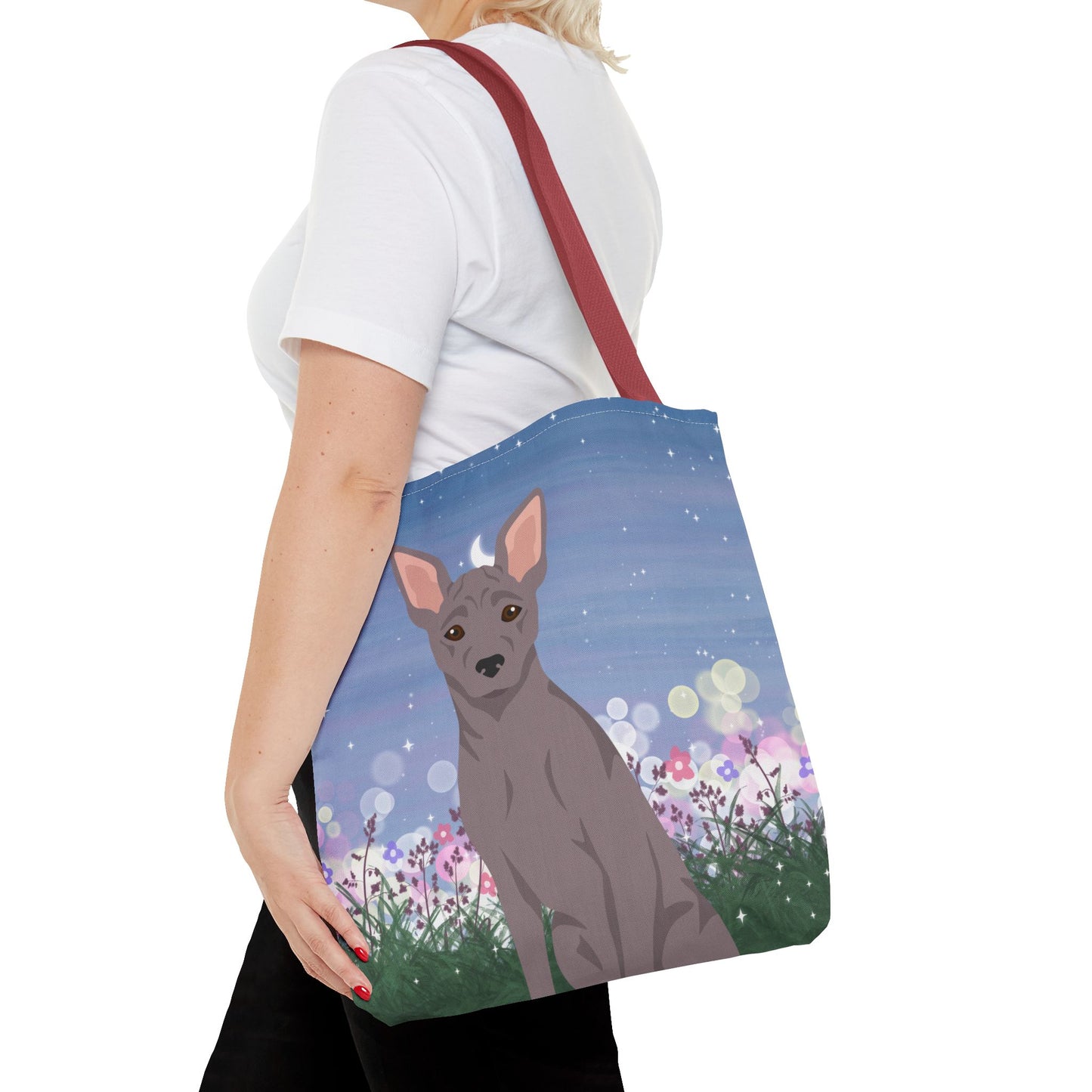 American Hairless Terrier Dog Tote Bag 16x16