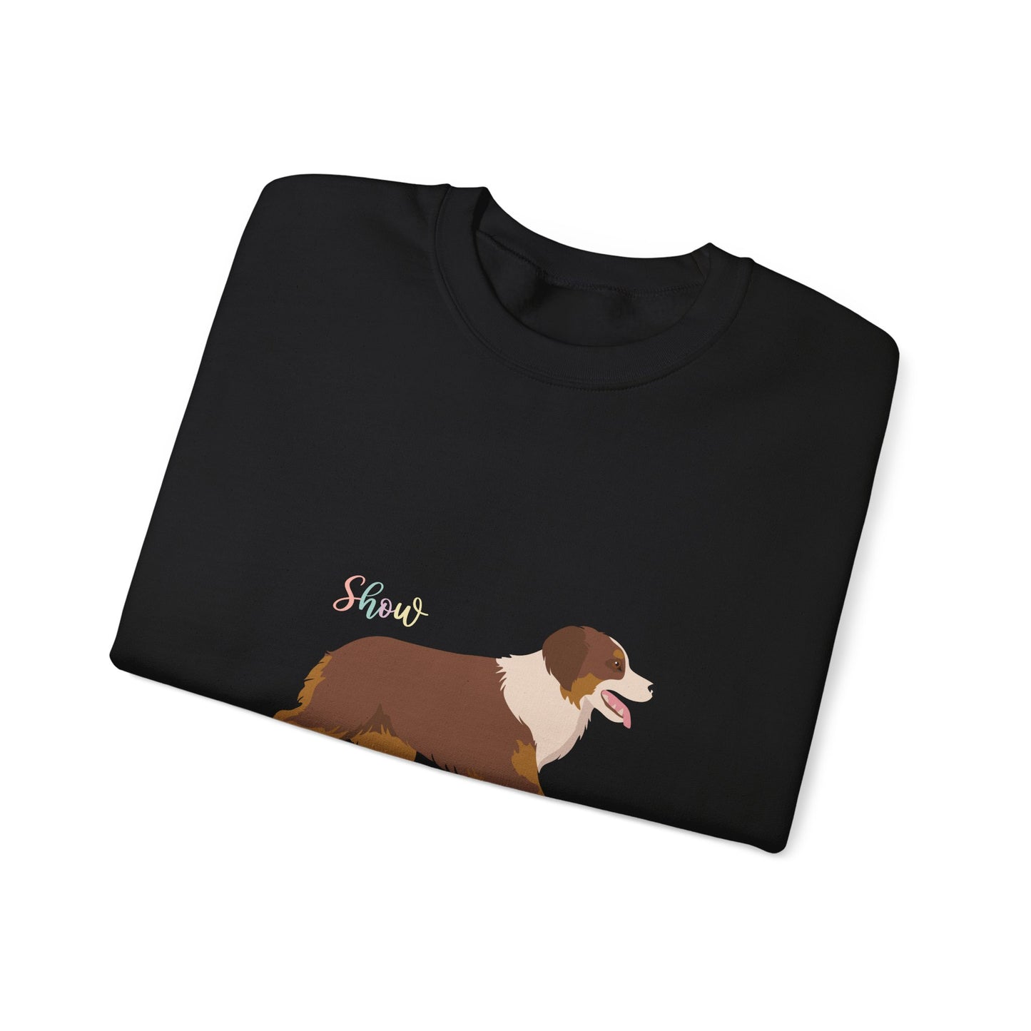 Miniature American Shepherd Dog Dog Unisex Heavy Blend Crewneck Sweatshirt