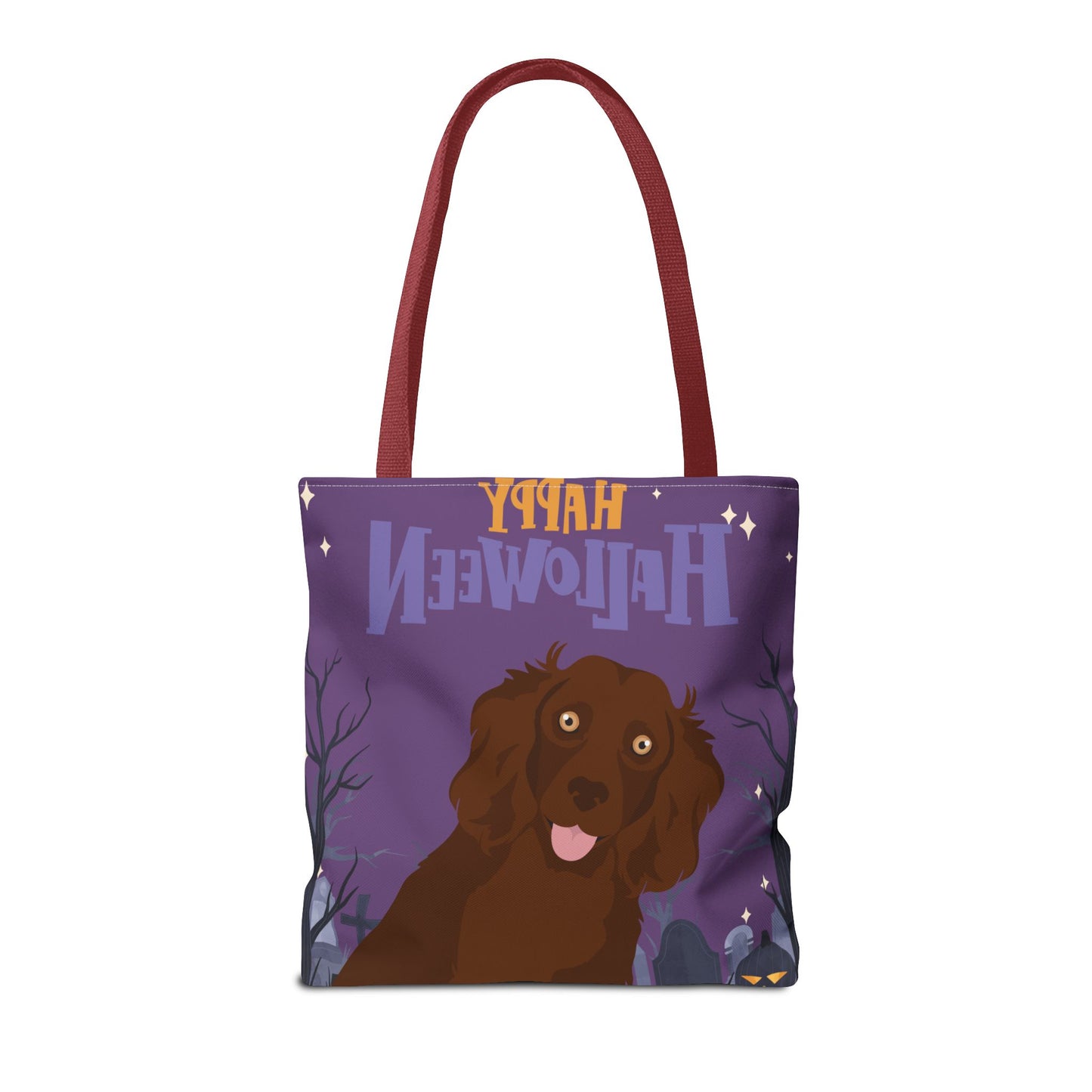 Boykin Spaniel Dog Happy Halloween Tote Bag 16x16