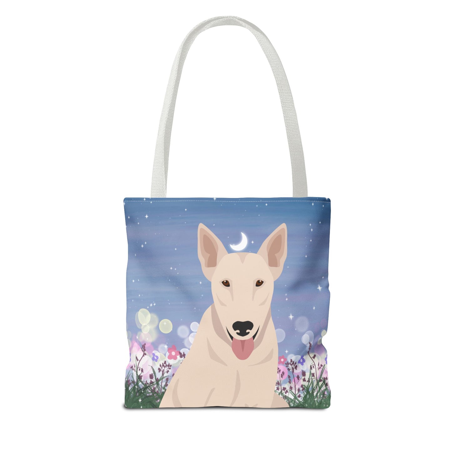 Bull Terrier Dog Tote Bag 13x13