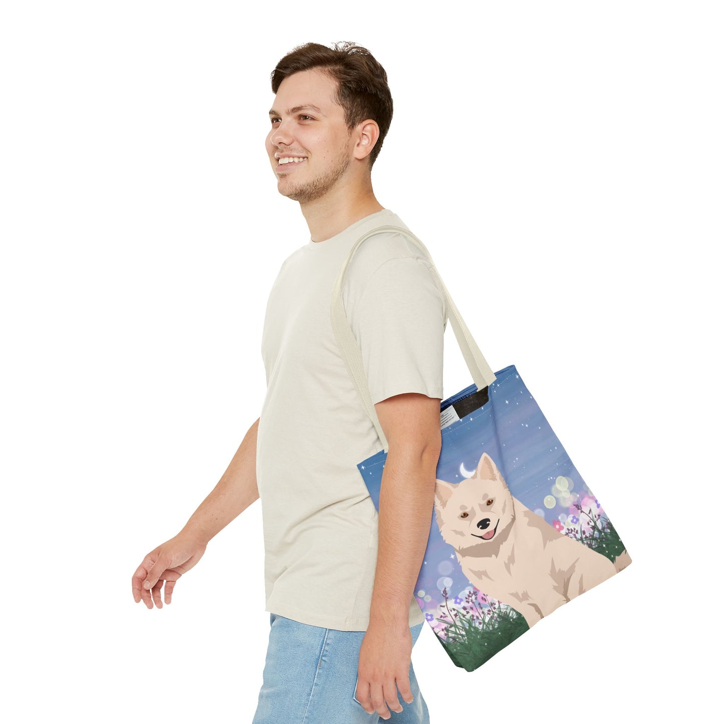 Nenets Herding Laika Dog Tote Bag 16x16