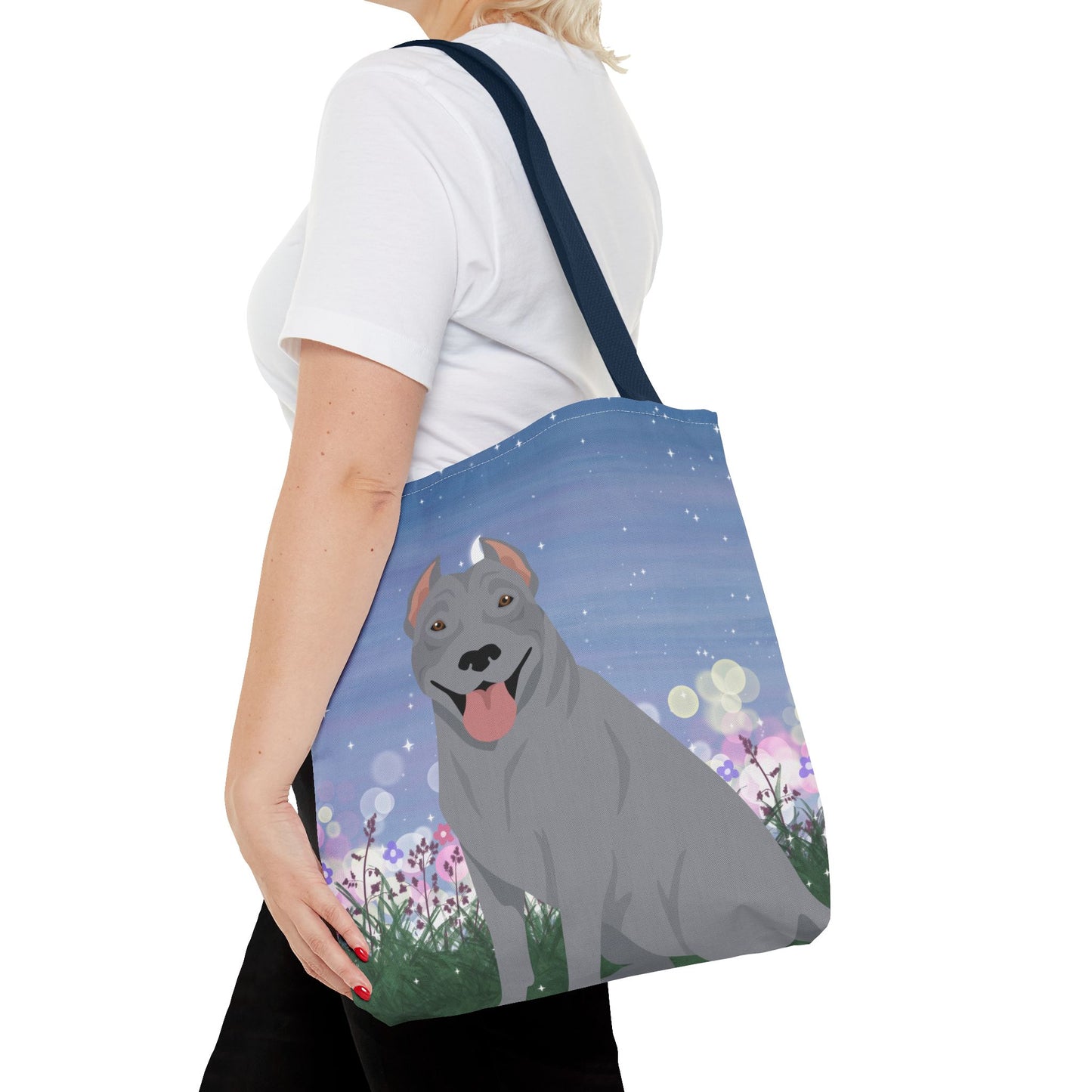 Pit Bull Dog Tote Bag 16x16