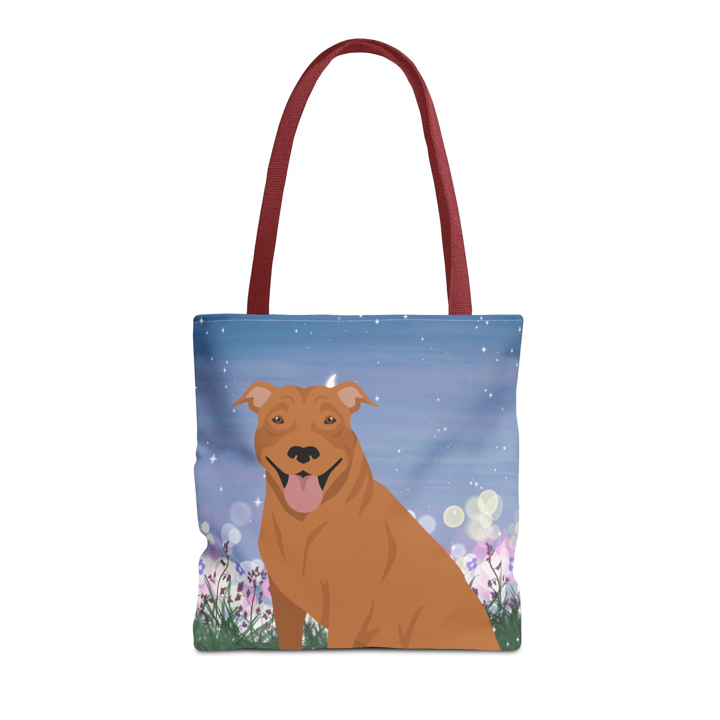 Pit Bull Dog Tote Bag 16x16