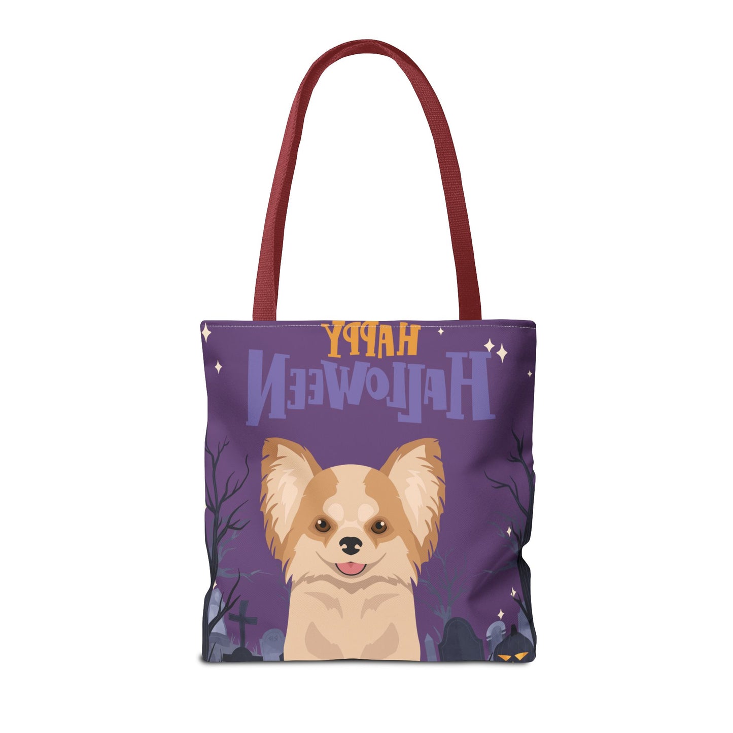 Chihuahua Dog Happy Halloween Tote Bag 16x16