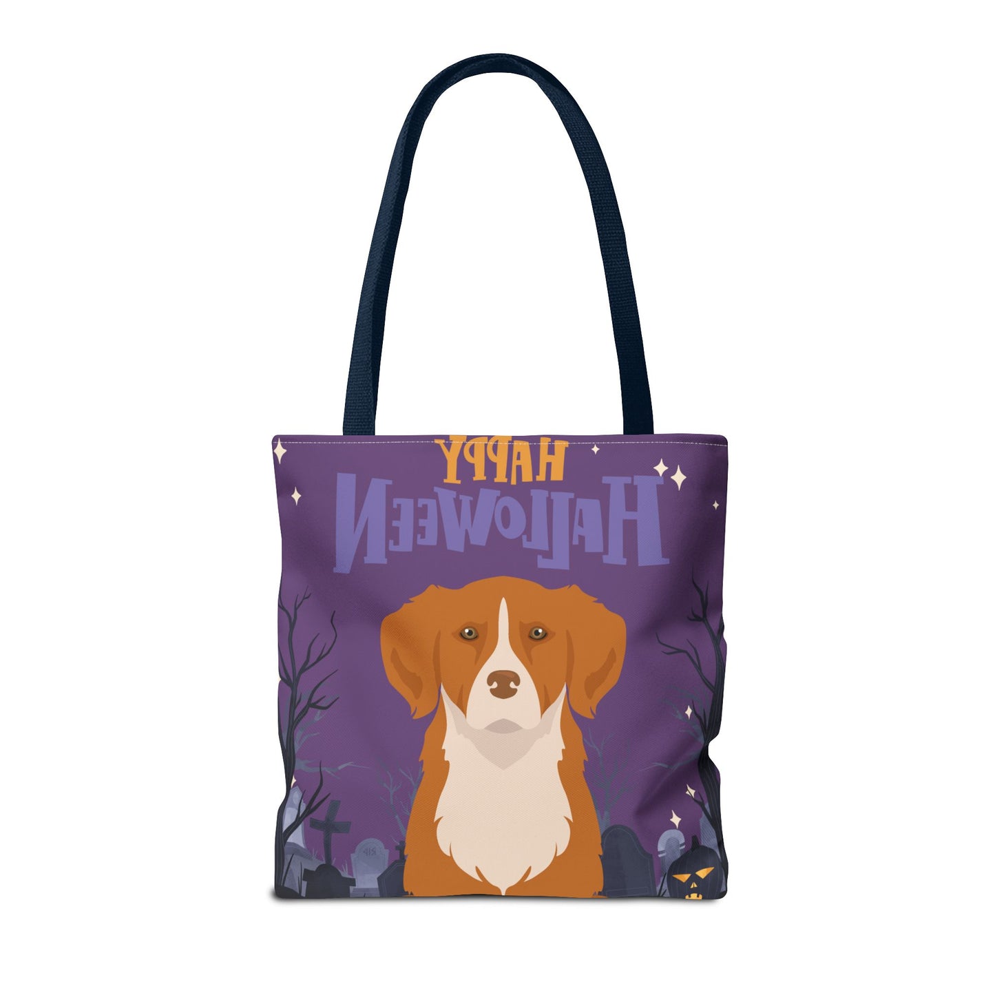 Nova Scotia Duck Tolling Retriever Dog Happy Halloween Tote Bag 16x16