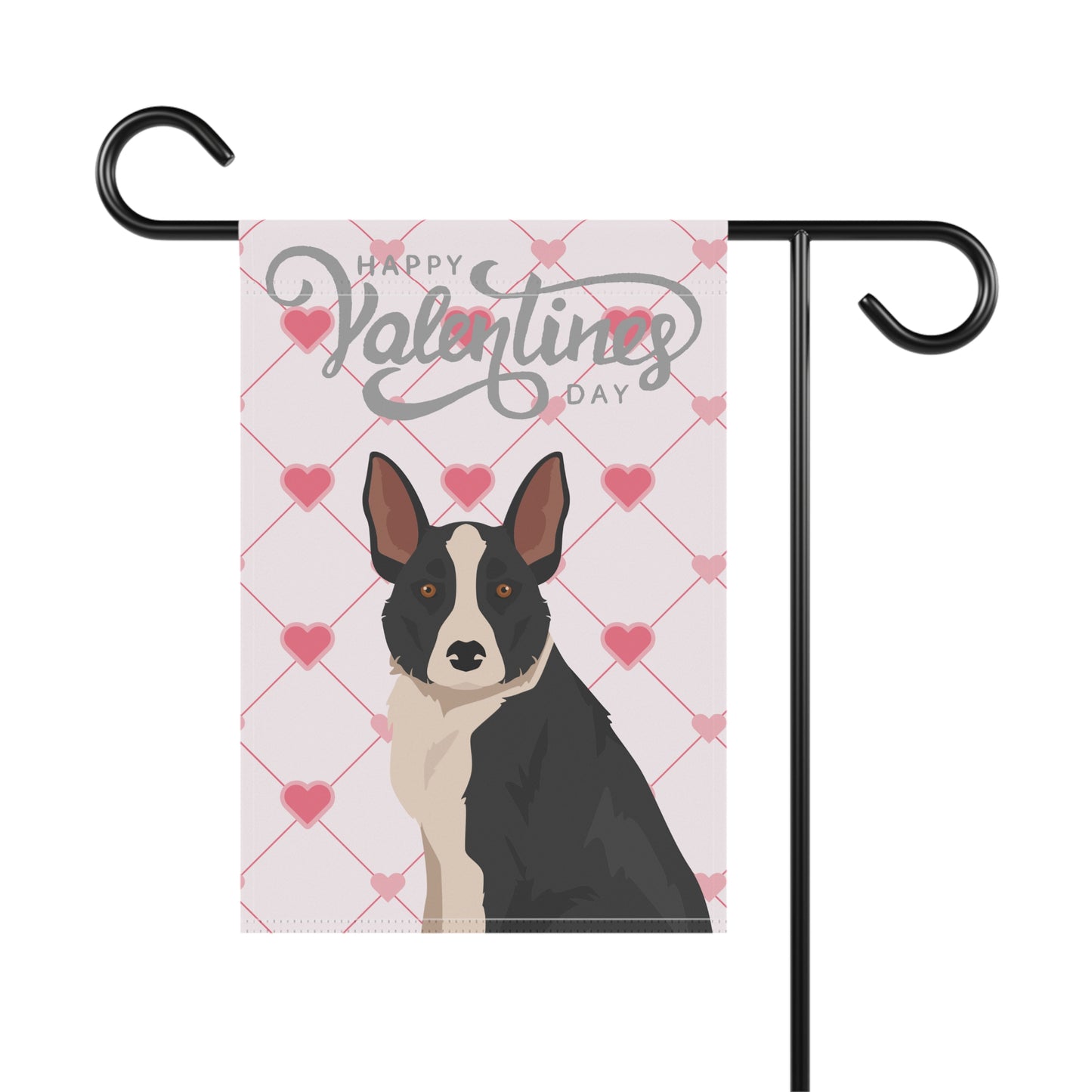 McNab Dog Valentines Day Garden Flag