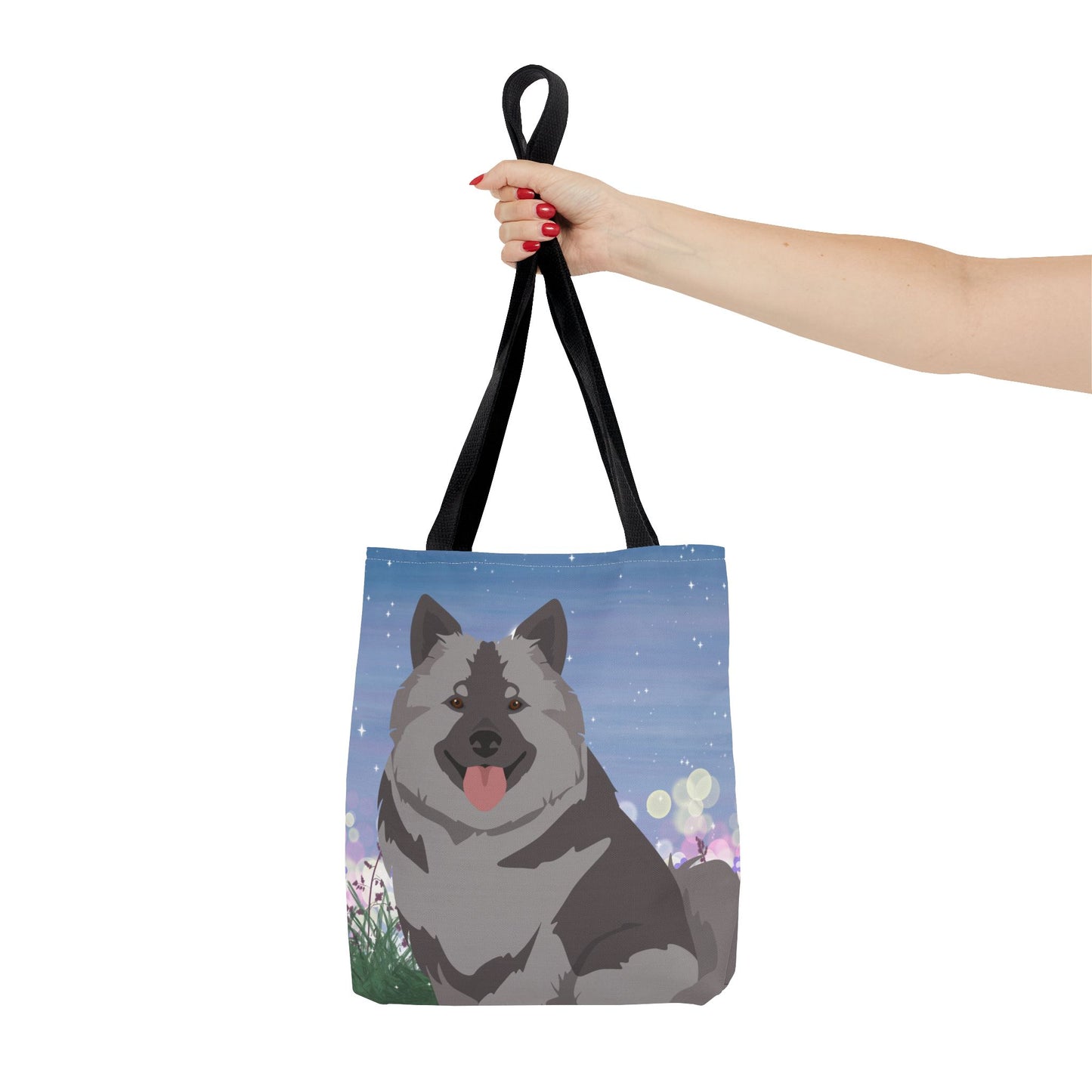 keeshond Dog Tote Bag 13x13