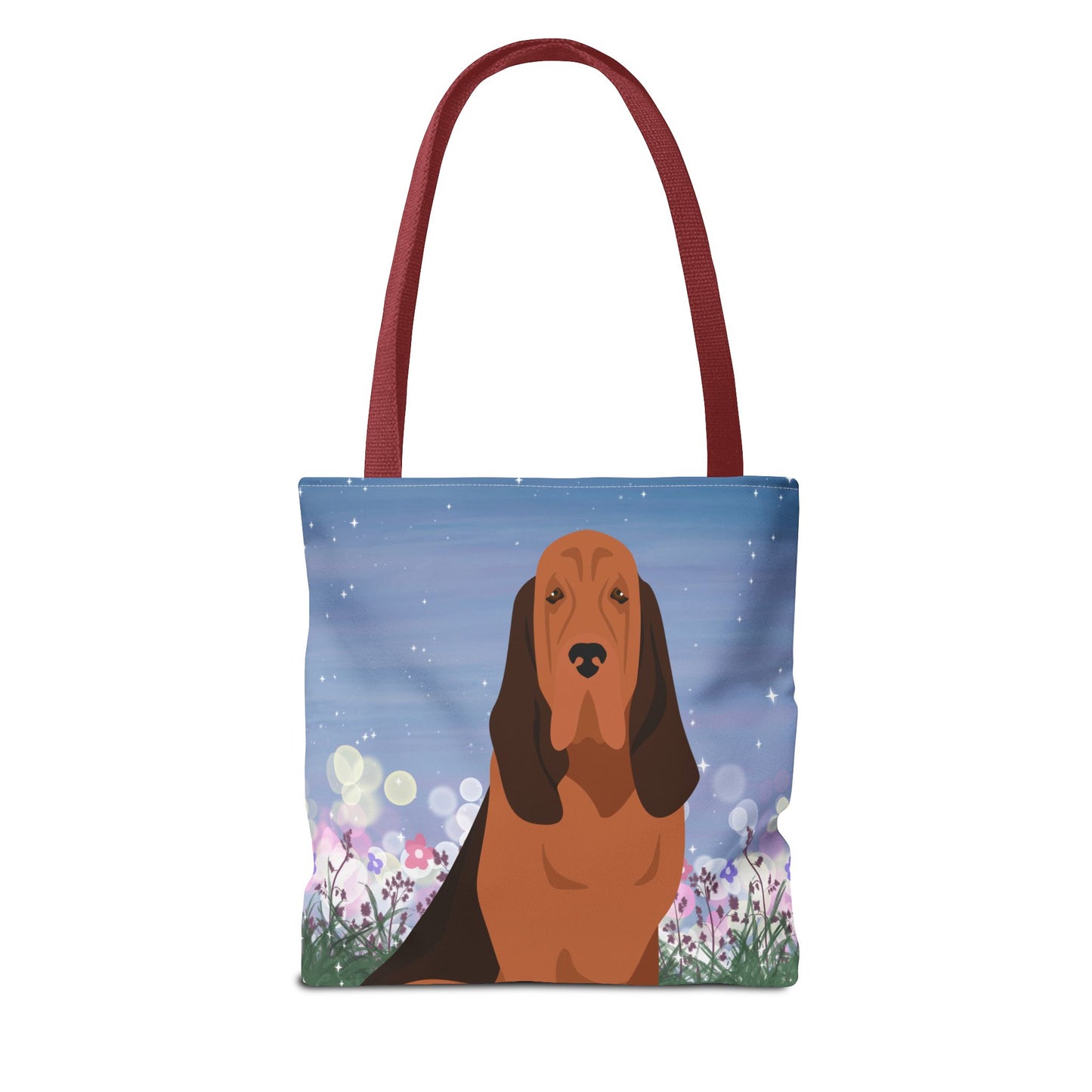 Bloodhound Dog Tote Bag 13x13