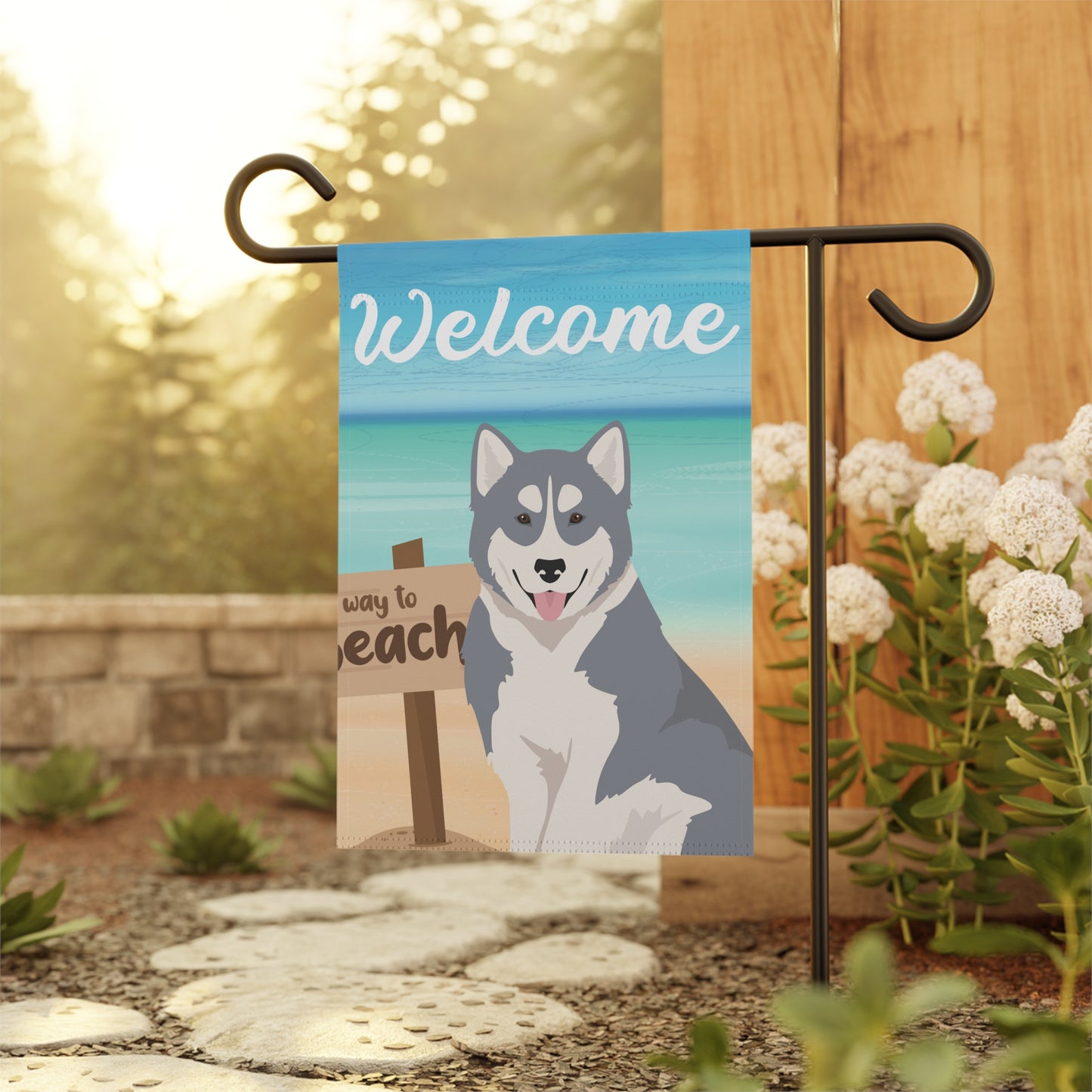 Canadian Inuit Dog Dog Garden Flag