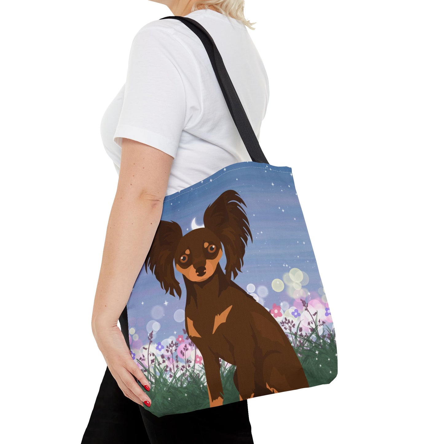 Russian Toy Terrier Dog Tote Bag 16x16