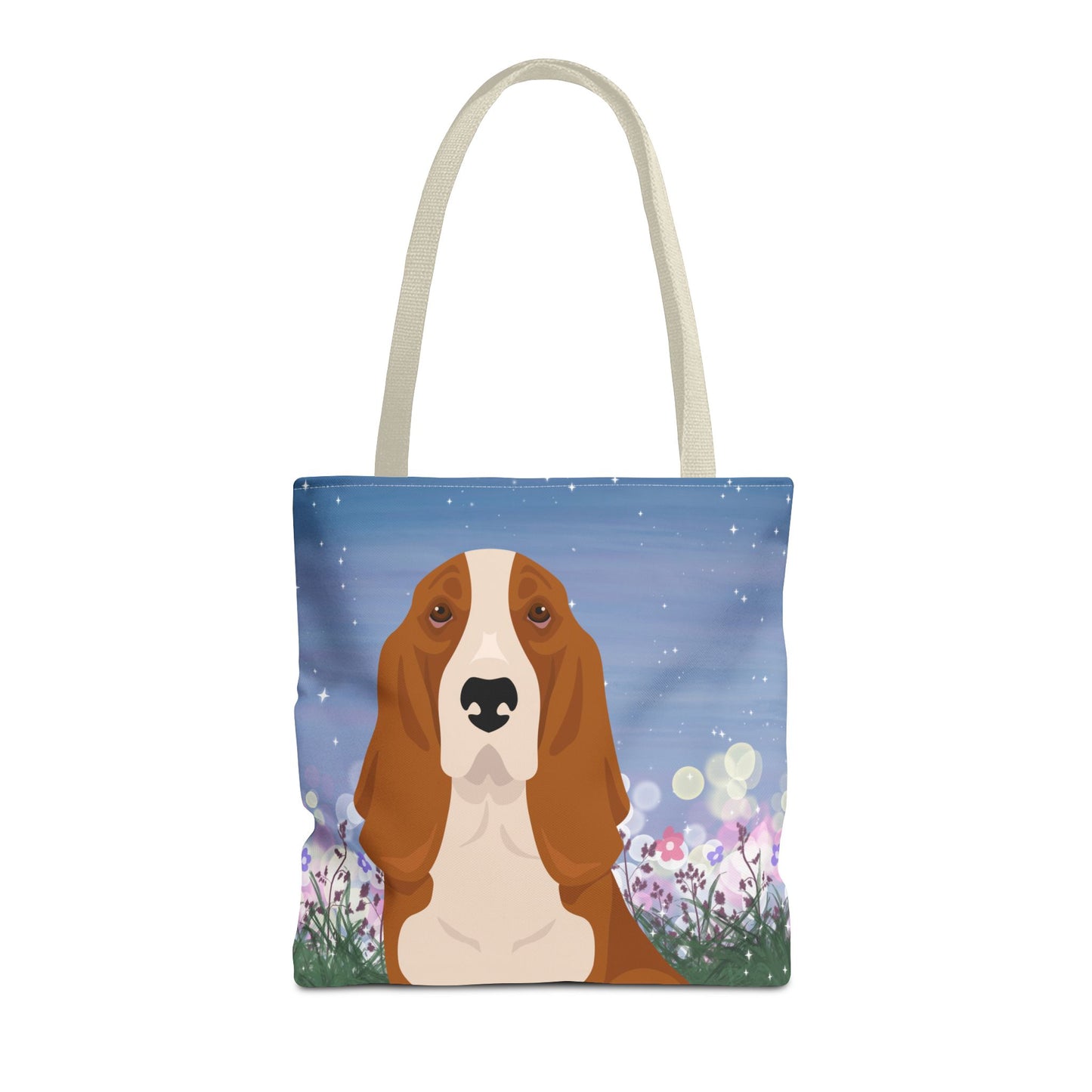 Basset Hound Dog Tote Bag 16x16