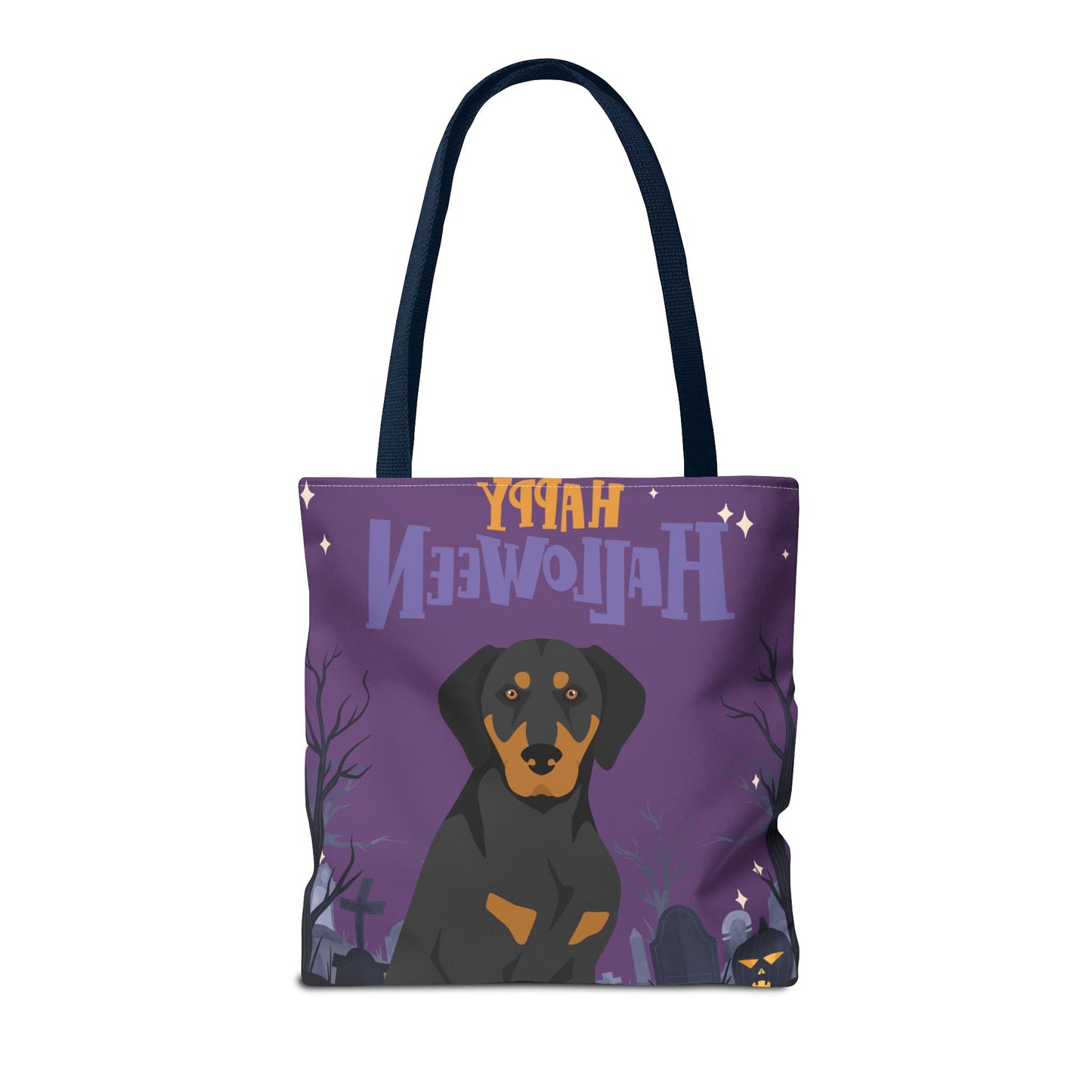 Transylvanian Hound Dog Happy Halloween Tote Bag 16x16