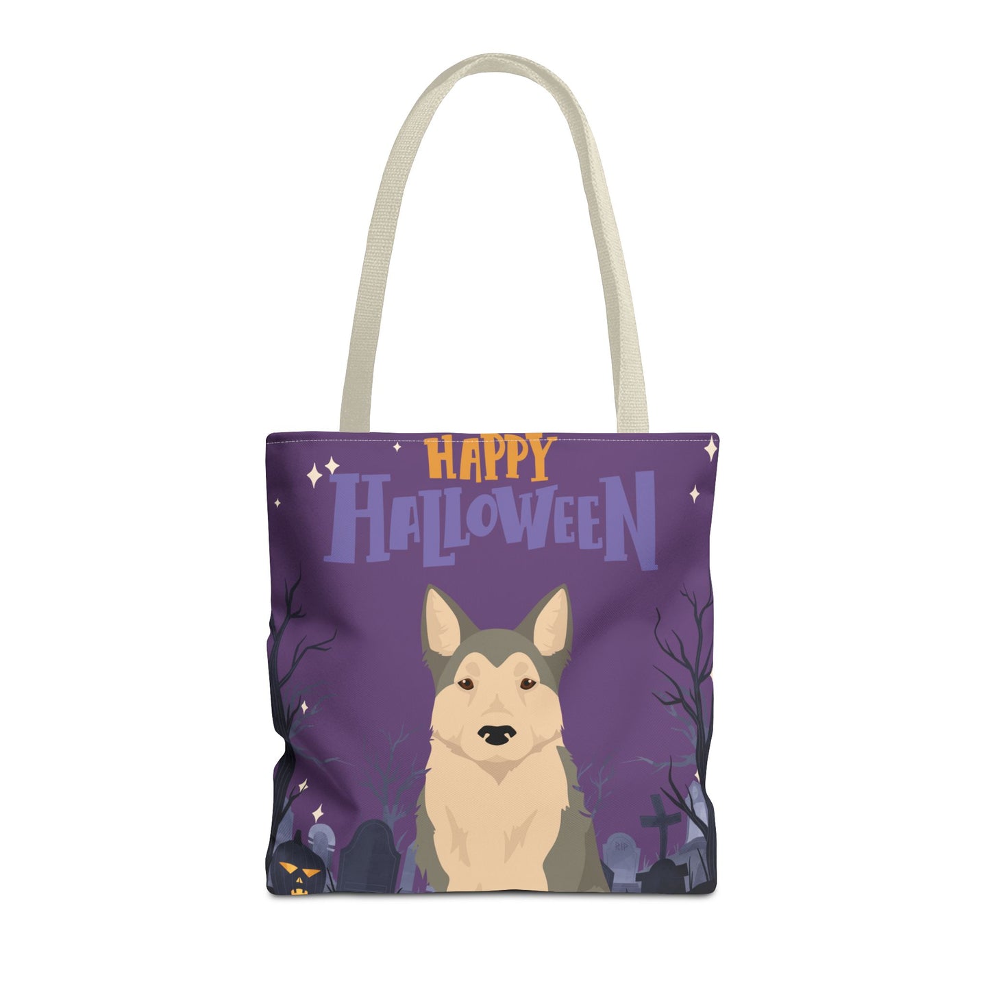 West Siberian Laika Dog Happy Halloween Tote Bag 16x16