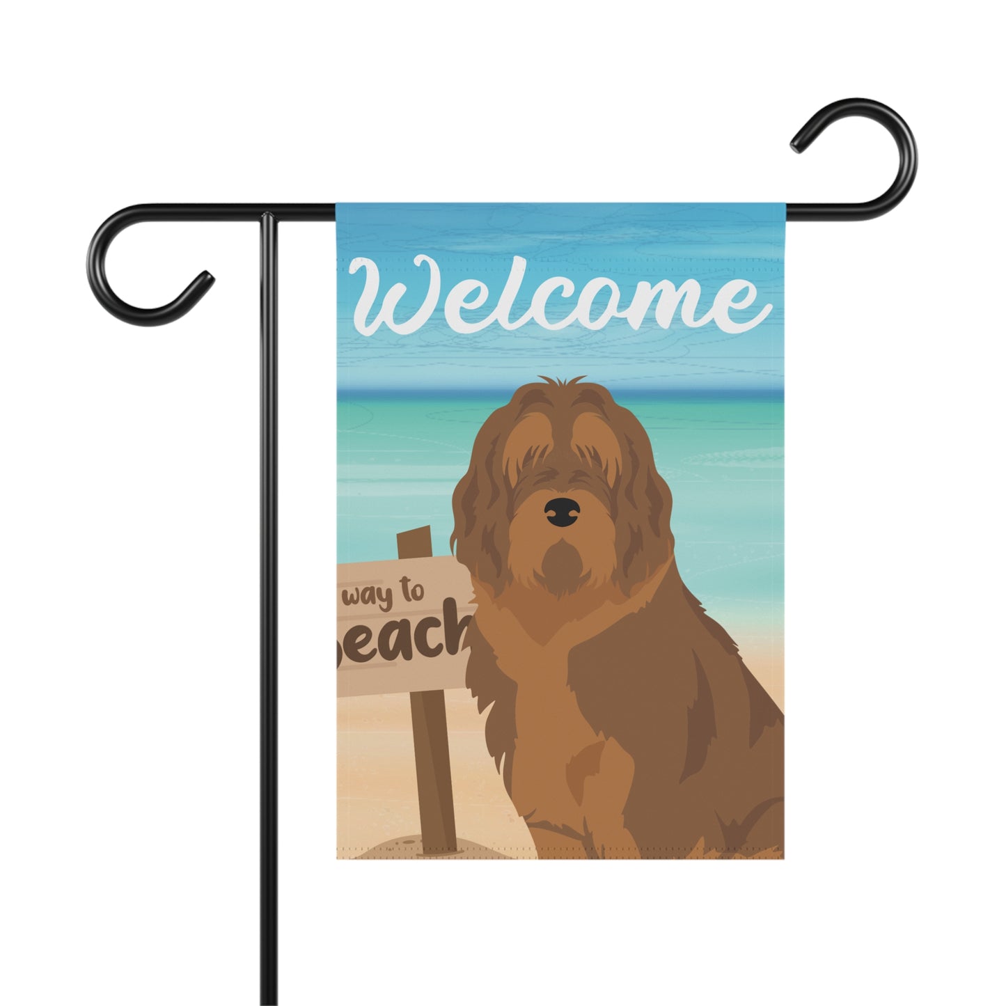 Otterhound Dog Garden Flag
