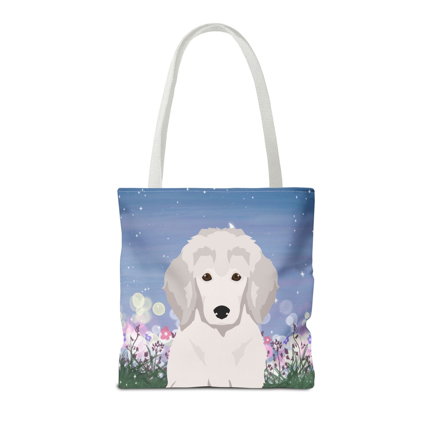 Poodle Dog Tote Bag 16x16