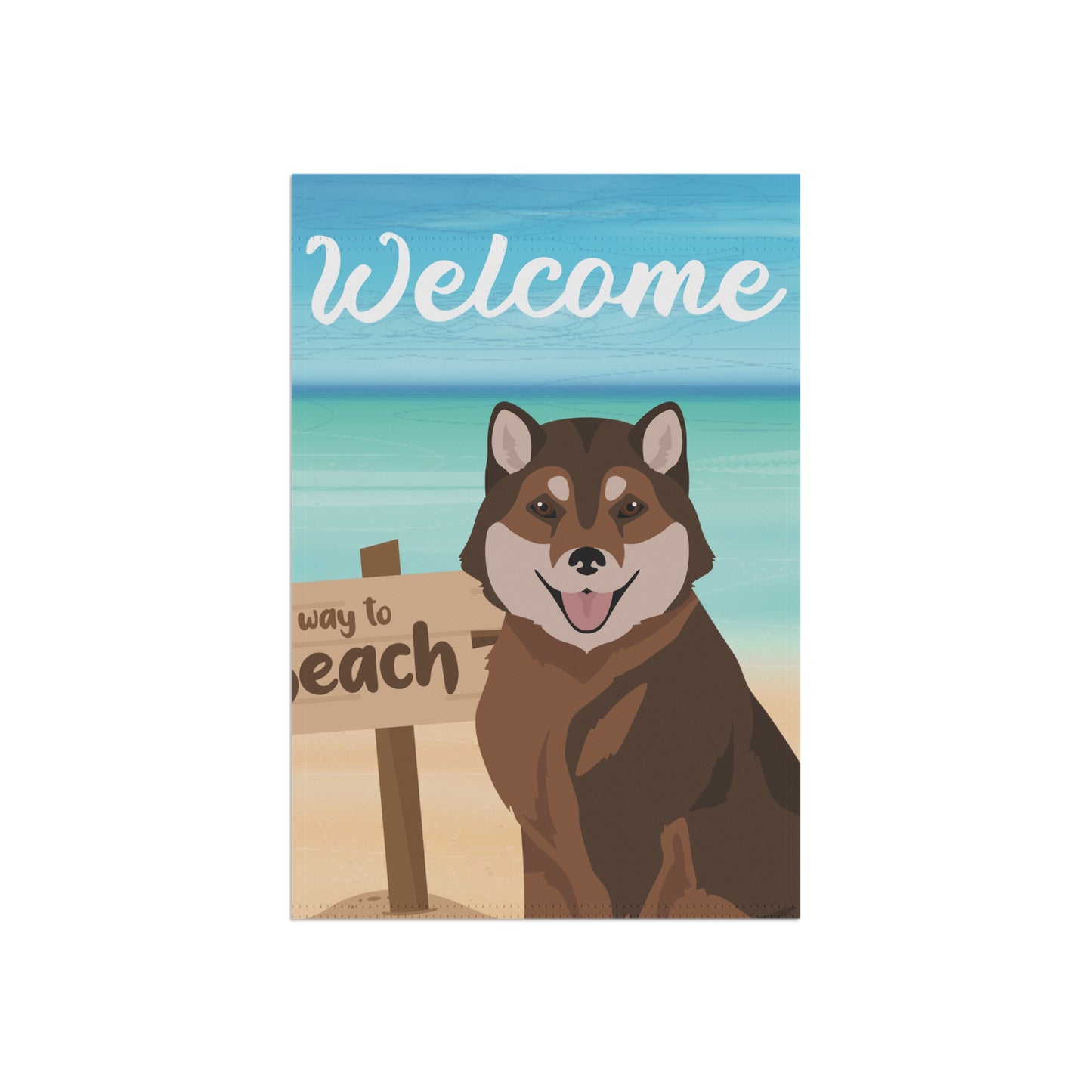 Hokkaido Dog Garden Flag
