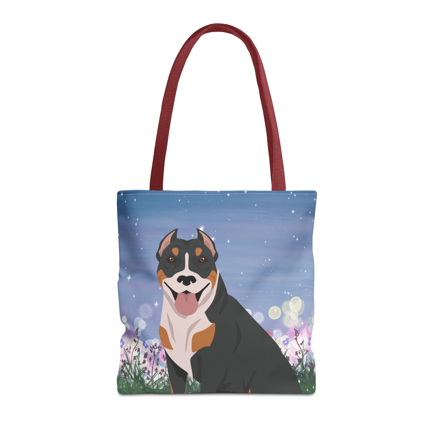 Pit Bull Dog Tote Bag 16x16