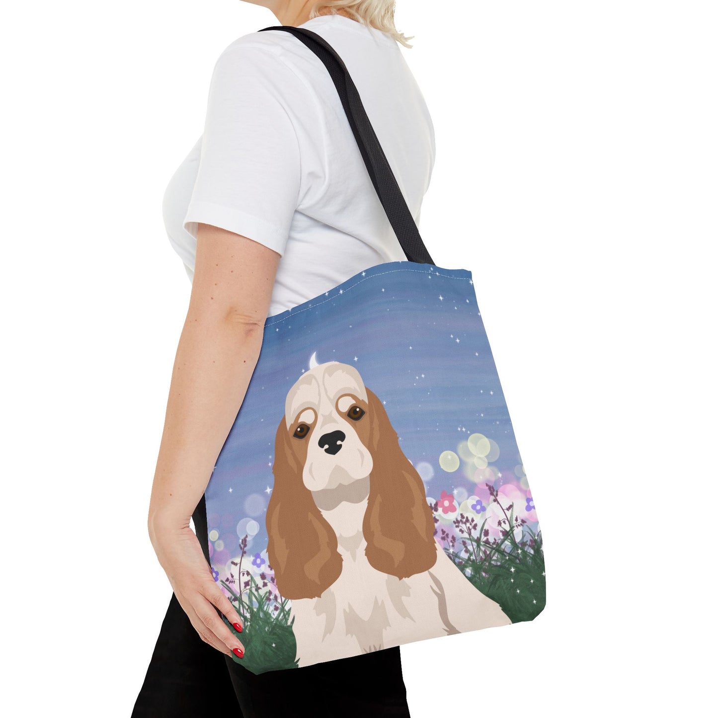 Cocker Spaniel Dog Tote Bag 16x16