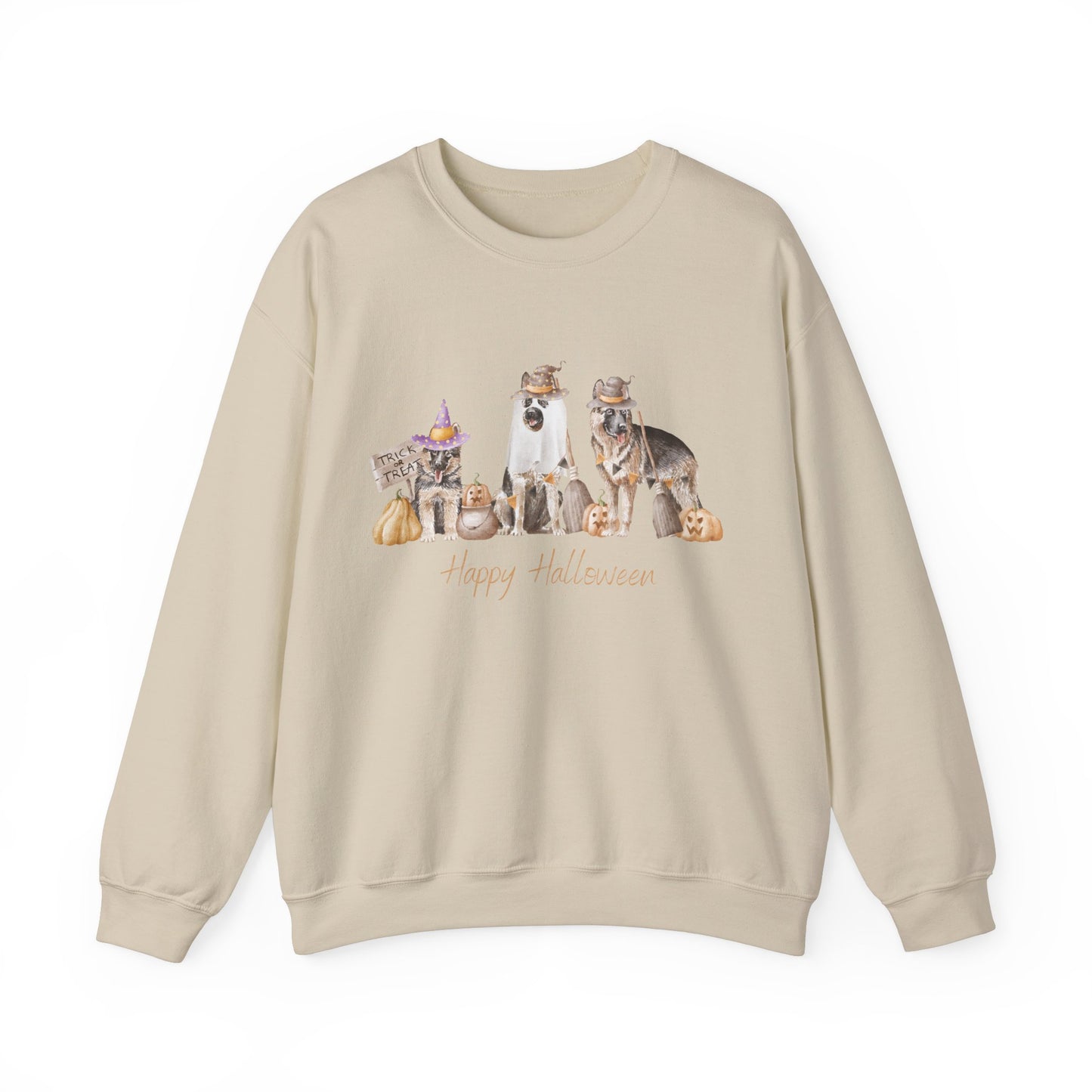 German Shepherd Dog Halloween Unisex Heavy Blend Crewneck Sweatshirt