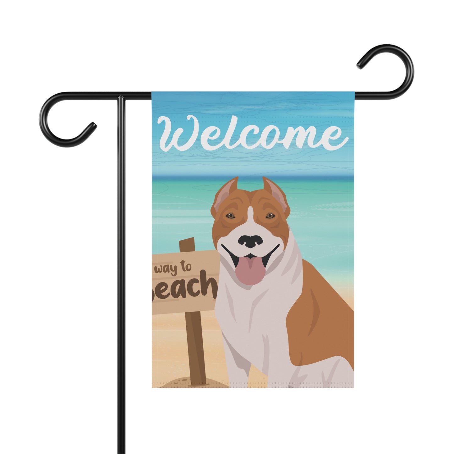 Pit Bull Dog Garden Flag